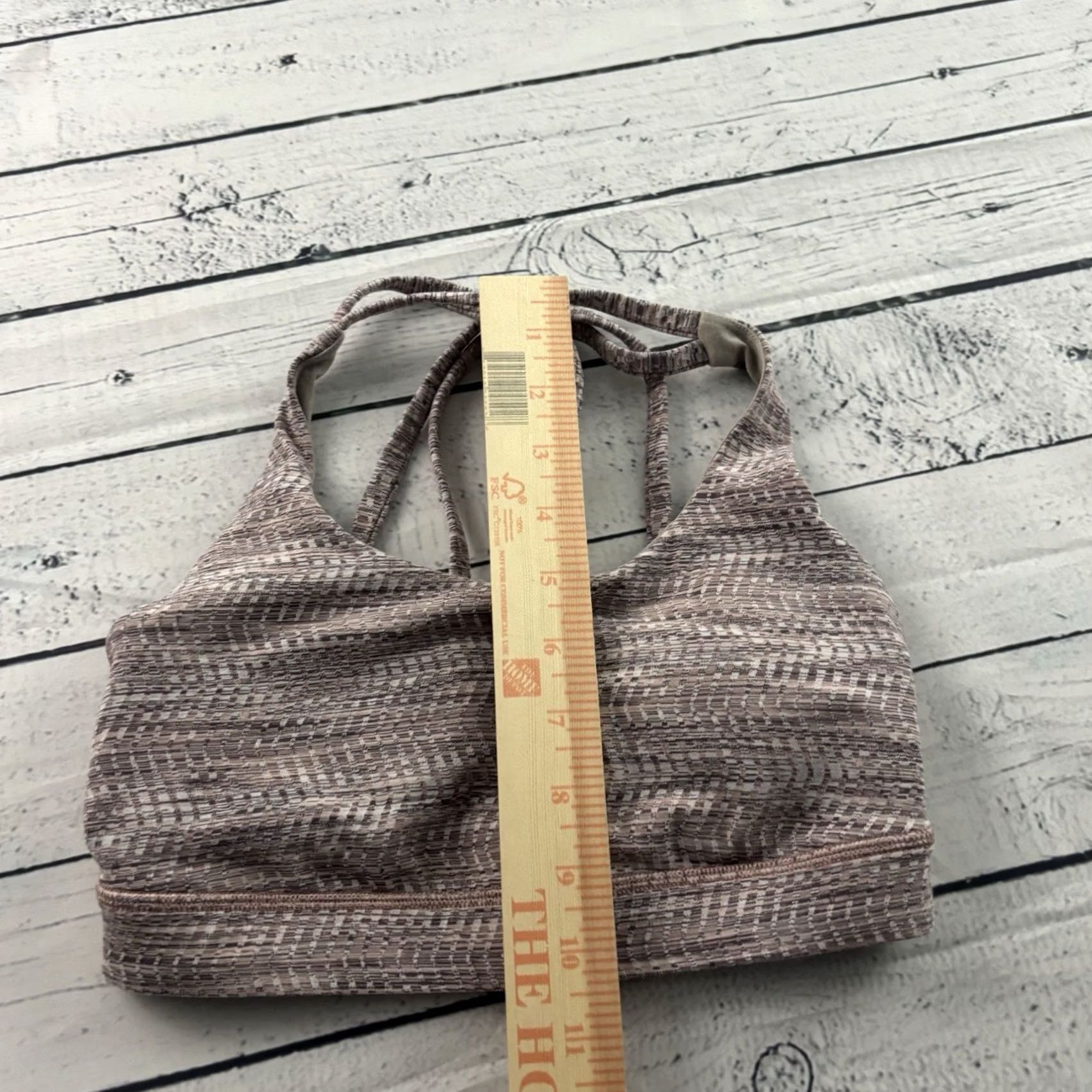 Lululemon Lululemon Strappy Athletic Yoga Sports Bra Women's Pink S Removable Cups Size ONE SIZE - 3 Thumbnail