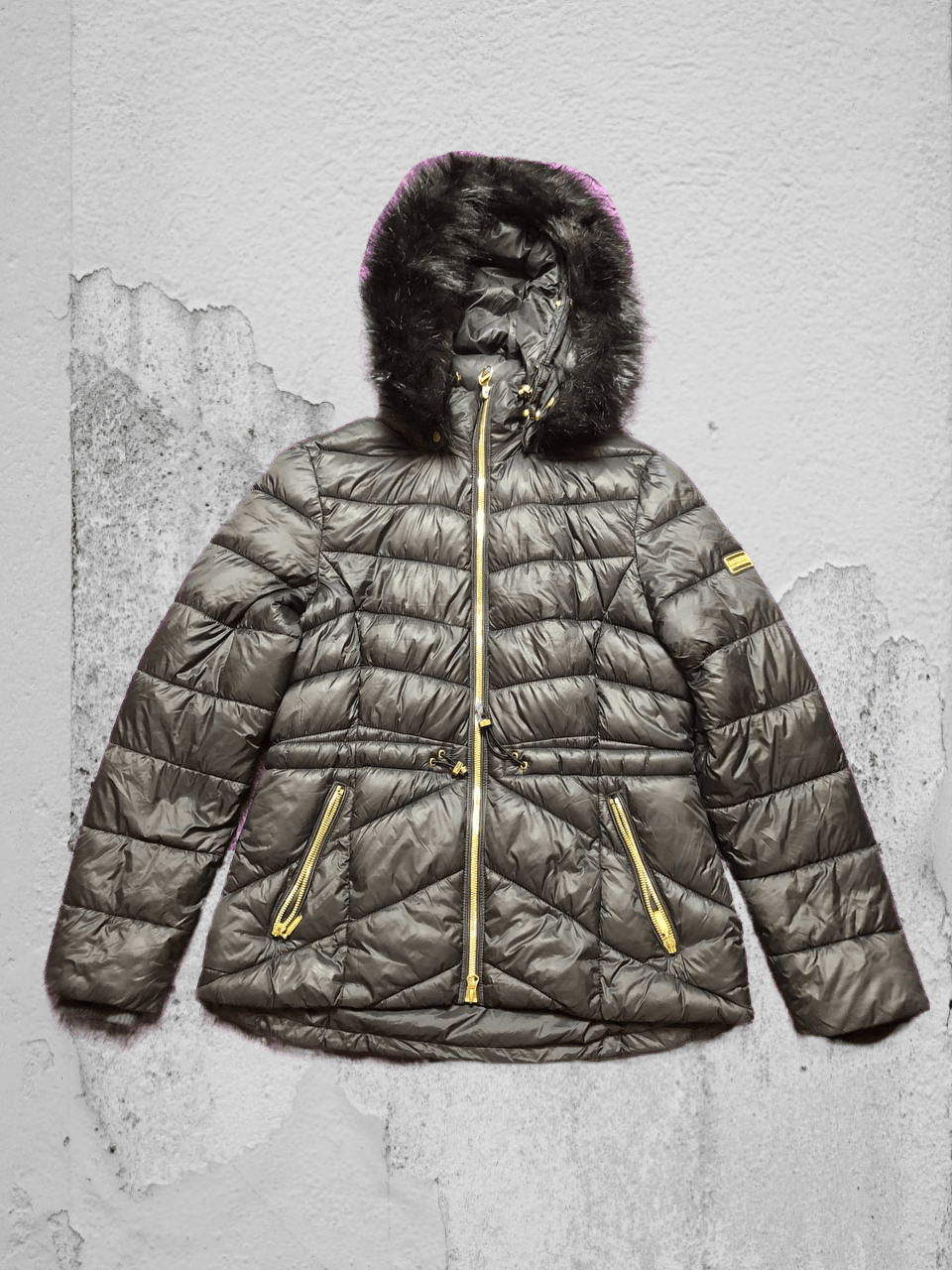 Barbour vintage jacket Barbour black logo Y2K Streetwear Size M / US 6-8 / IT 42-44 - 1 Thumbnail