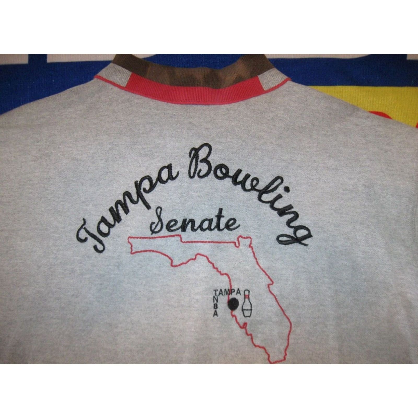 Vintage The National Bowling Association vintage Polo Mens XL TNBA Tampa Senate - Classic &quot60s Style Size US XL / EU 56 / 4 - 2 Thumbnail