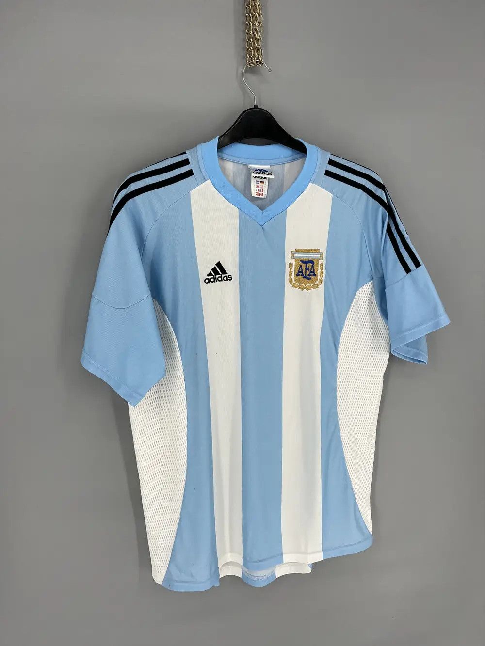 Adidas ARGENTINA 90S HOME FOOTBALL SHIRT SOCCER JERSEY ADIDAS Size US XL / EU 56 / 4 - 2 Thumbnail