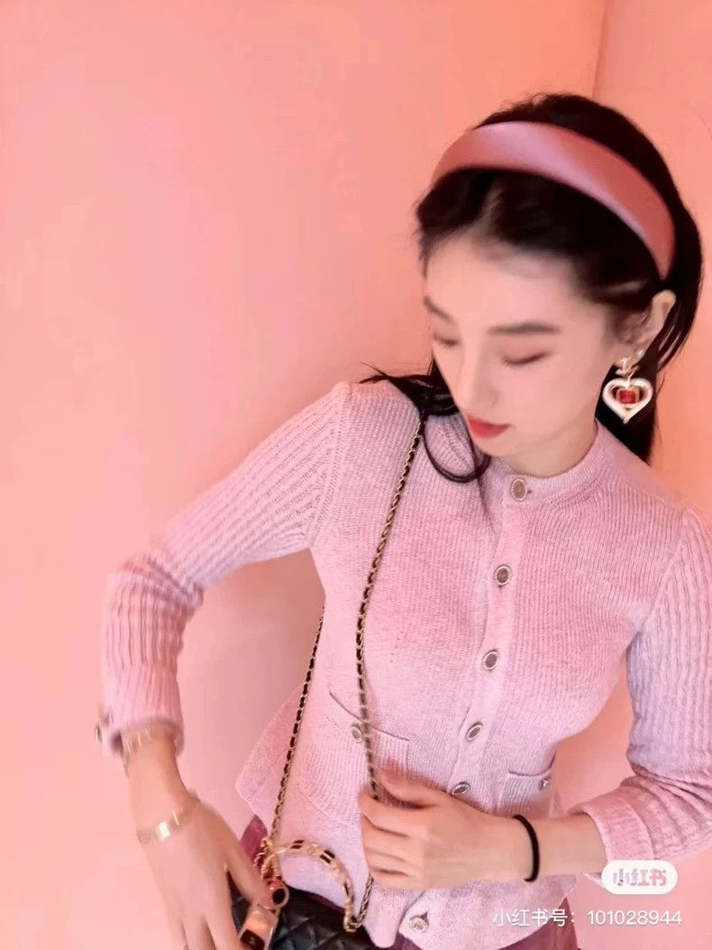 Chanel Chanel 23P pink purple pink purple knitted cardigan coat Size XS / US 0-2 / IT 36-38 - 8 Thumbnail