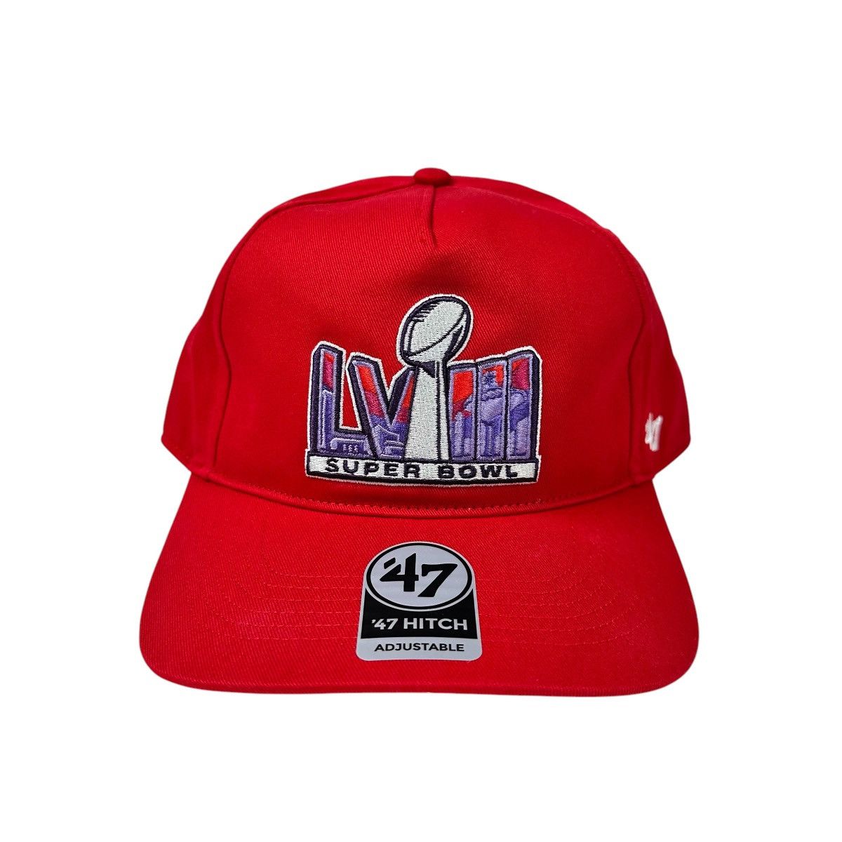 47 × 47 Brand × NFL NFL Super Bowl 58 LVIII 47 Brand SnapBack Las Vegas Red Cap Size ONE SIZE - 1 Thumbnail