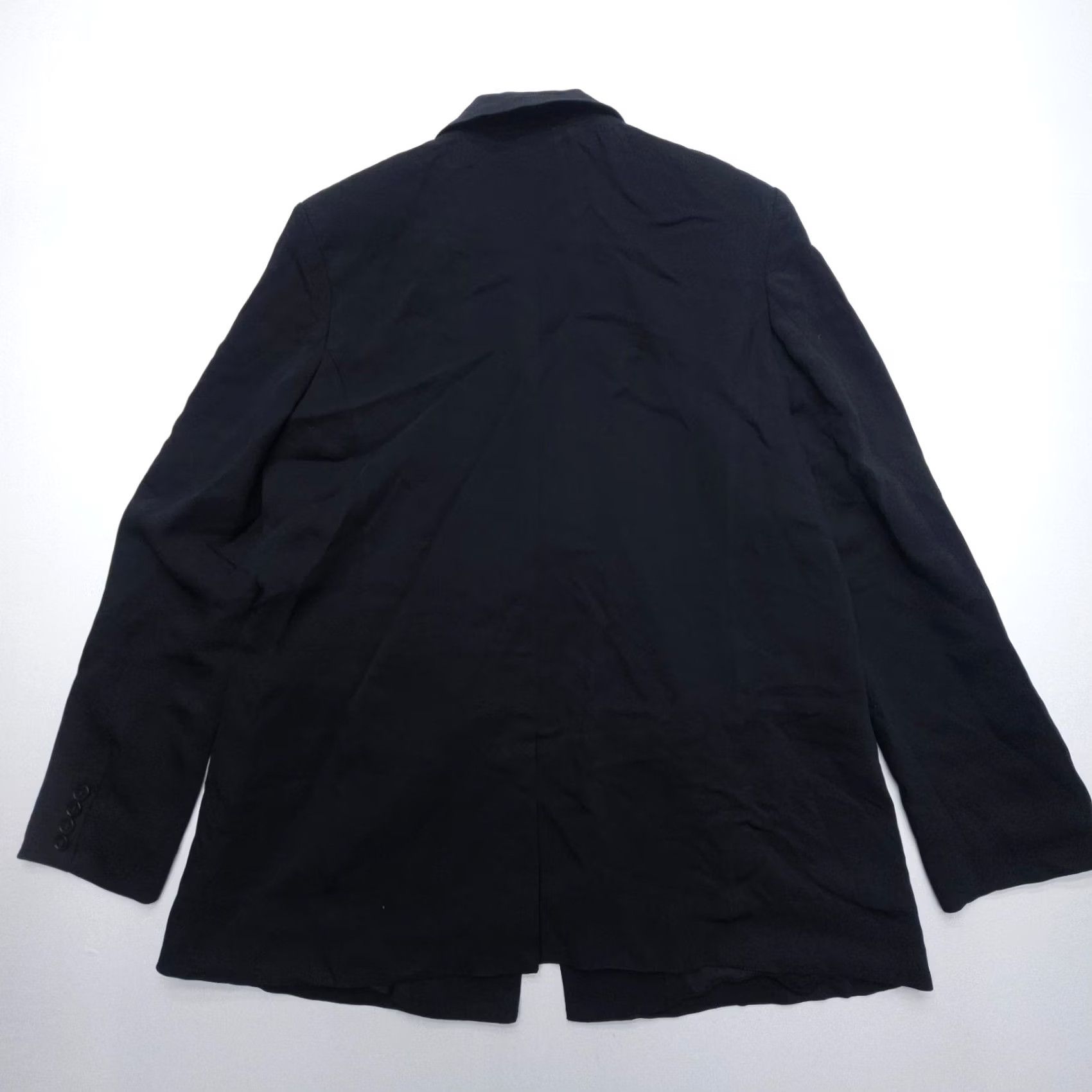 Vintage LITA By Ciara Blazer Shirt Womens XL Black Padded Stretch Italy Made Button Size XL / US 12-14 / IT 48-50 - 2 Thumbnail