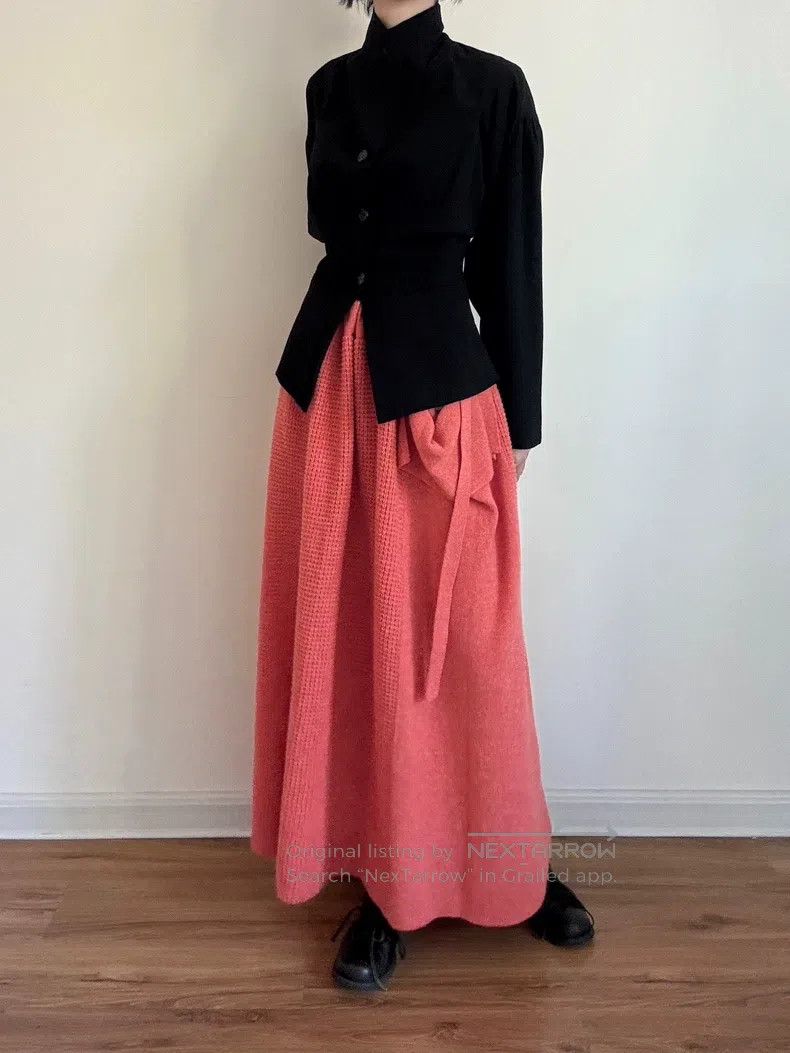 Yohji Yamamoto Yohji Yamamoto size 3 Suspender skirt Size 25" / US 0 / IT 36 - 6 Thumbnail