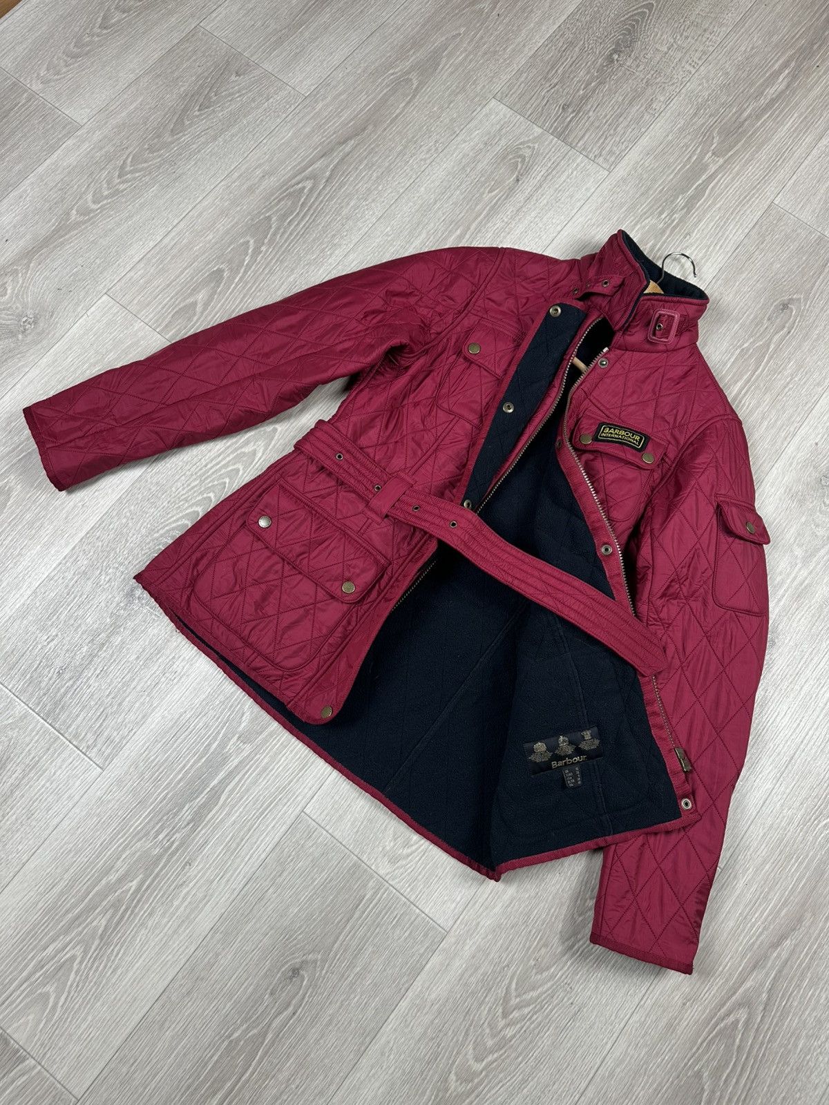 Barbour × Vintage Barbour INTERNATIONAL Polarquilt Quilted Jacket Preppy Style Size M / US 6-8 / IT 42-44 - 2 Thumbnail