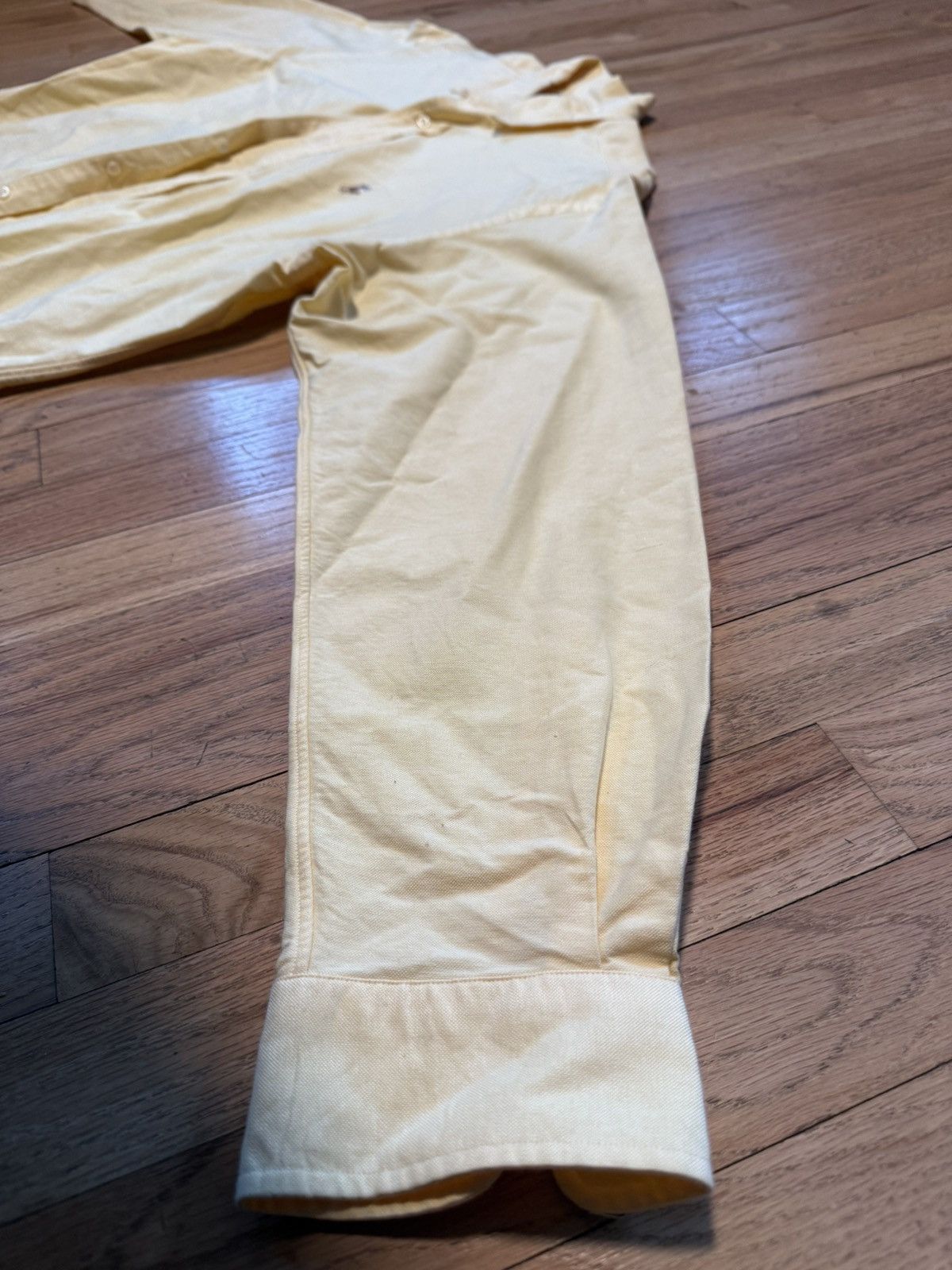 Ralph Lauren × Vintage Vintage 90's Ralph Lauren Yarmouth Oxford Yellow Mens Size US M / EU 48-50 / 2 - 4 Thumbnail