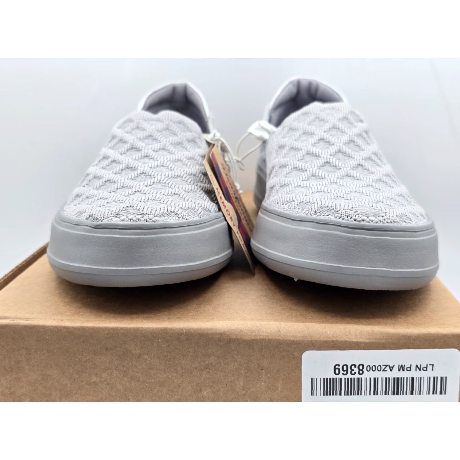 Vintage DEARFOAMS Women's 6.5 Comfort Slip-On Sneaker Gray Casual Sophie Boxer Style Size US 7 / IT 37 - 2 Thumbnail
