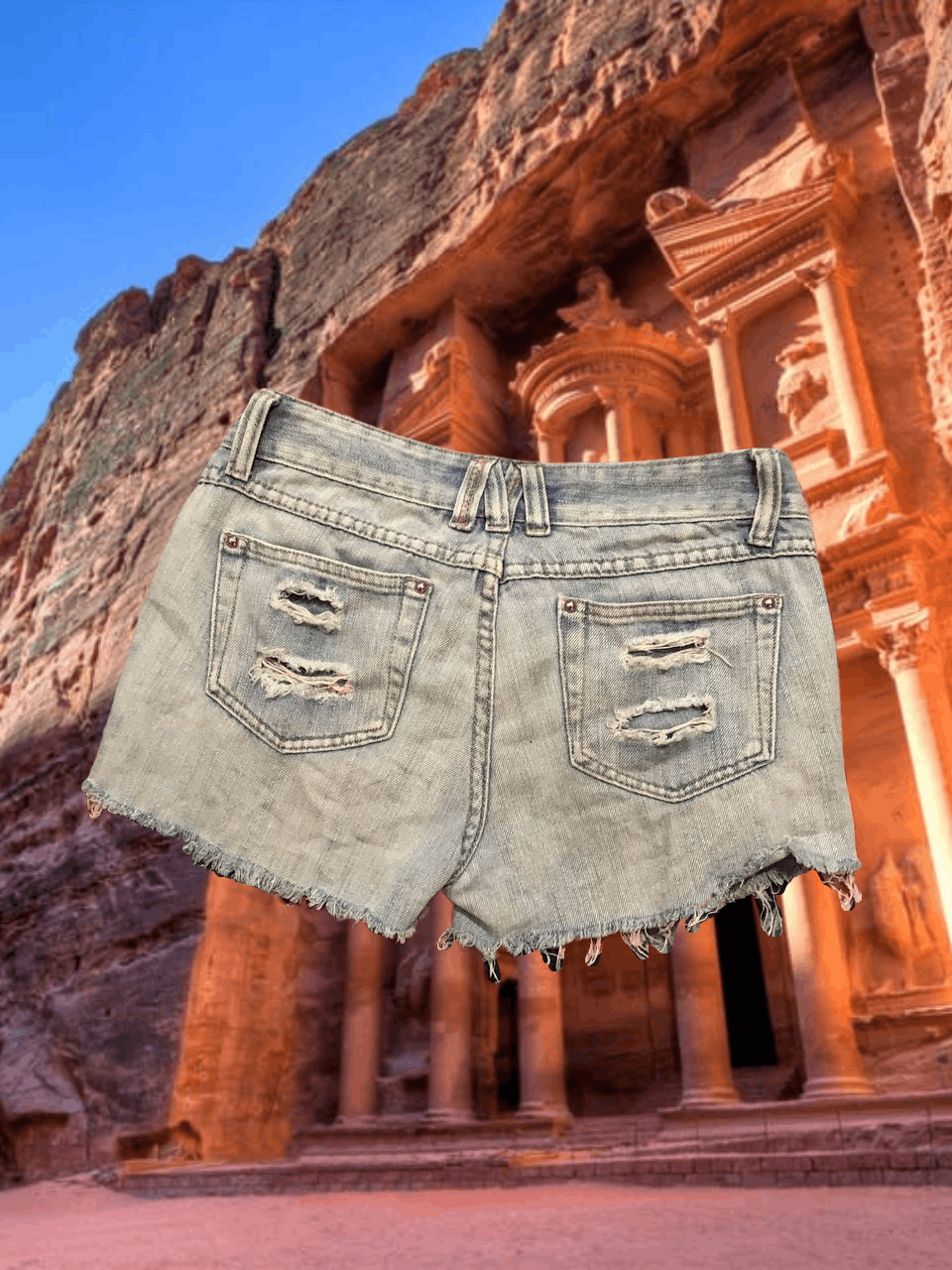 Diesel Vintage DIESEL denim shorts Y2K size 27 made in Italy Size US 27 - 1 Thumbnail