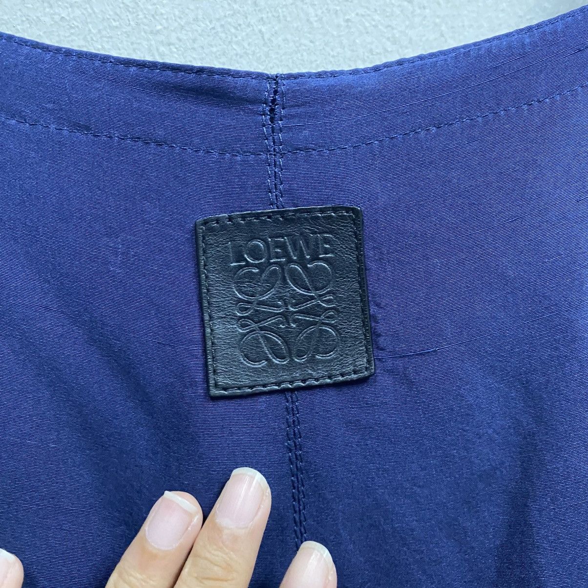 Loewe Loewe Navy Blue Silk Cargo Overalls Jumpsuit Size US 43 - 13 Thumbnail