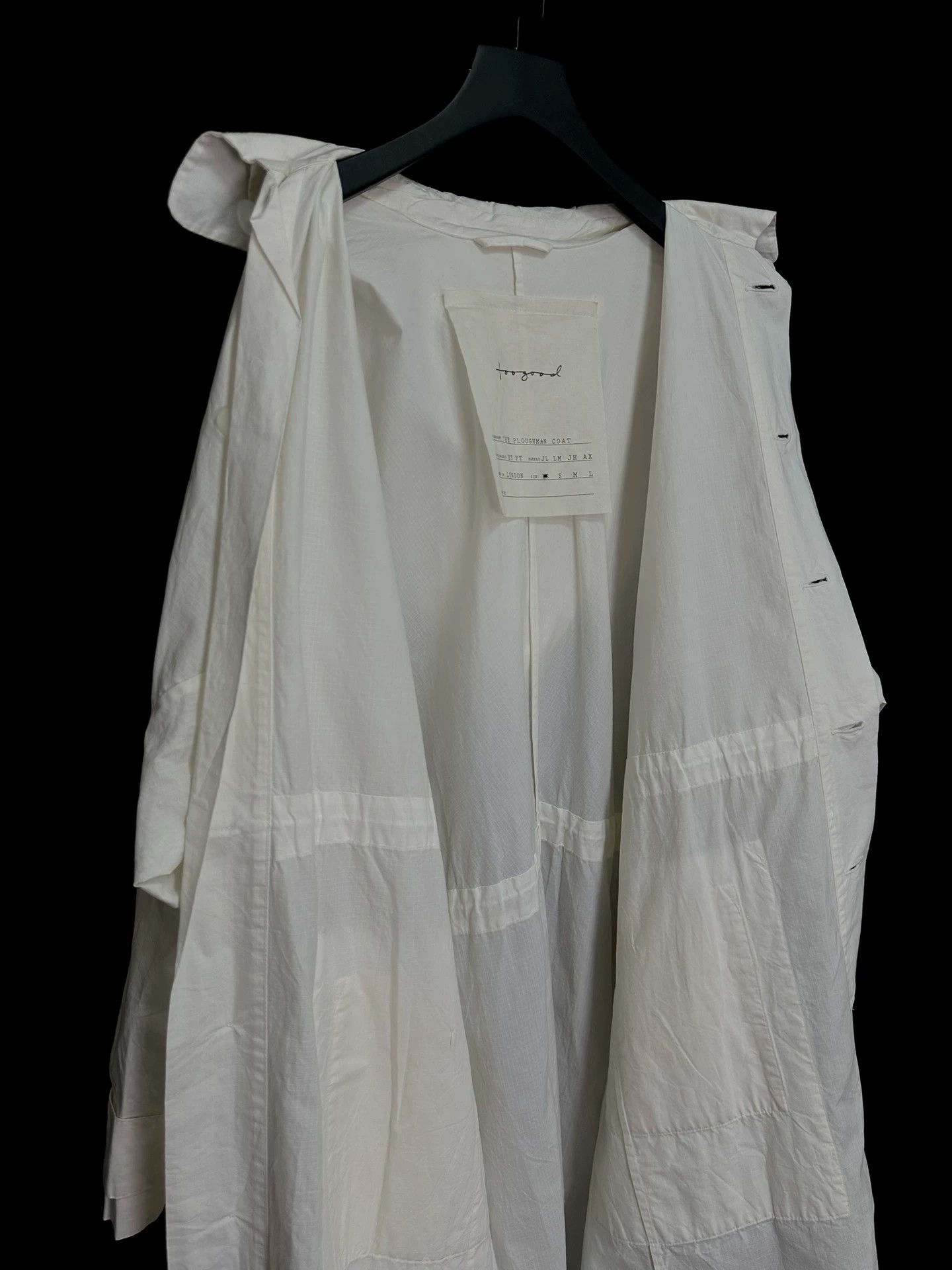 Toogood toogood the ploughman coat cream oversize cotton coat XS Size US XS / EU 42 / 0 - 4 Thumbnail