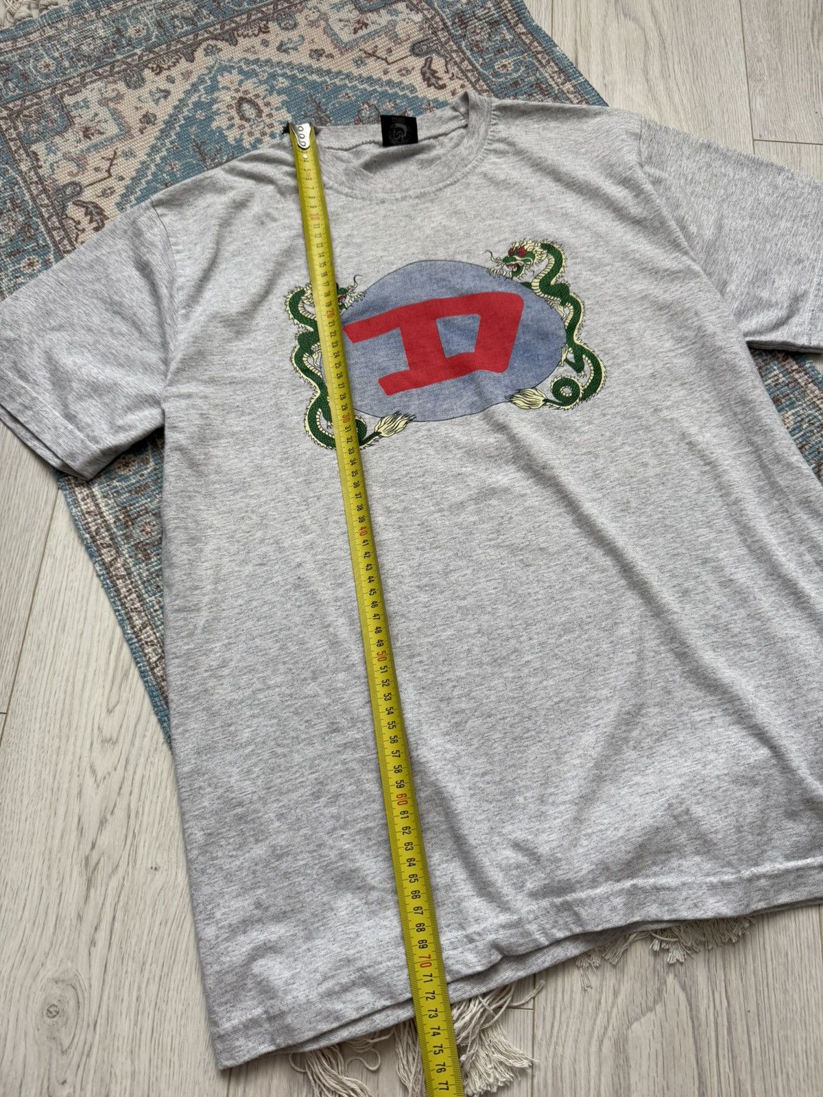 Diesel Vintage Diesel Dragon 🐉 Y2K T-Shirt Size US L / EU 52-54 / 3 - 8 Thumbnail