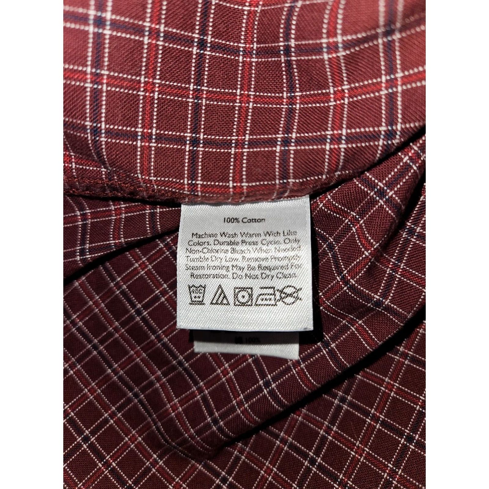 Eddie Bauer Eddie Bauer Button-Down Long Sleeve Men's M Red Check Shirt Size US M / EU 48-50 / 2 - 7 Thumbnail