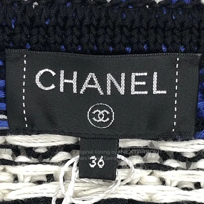 Chanel Chanel 21C blue and white knitted jacket Size XS / US 0-2 / IT 36-38 - 6 Thumbnail