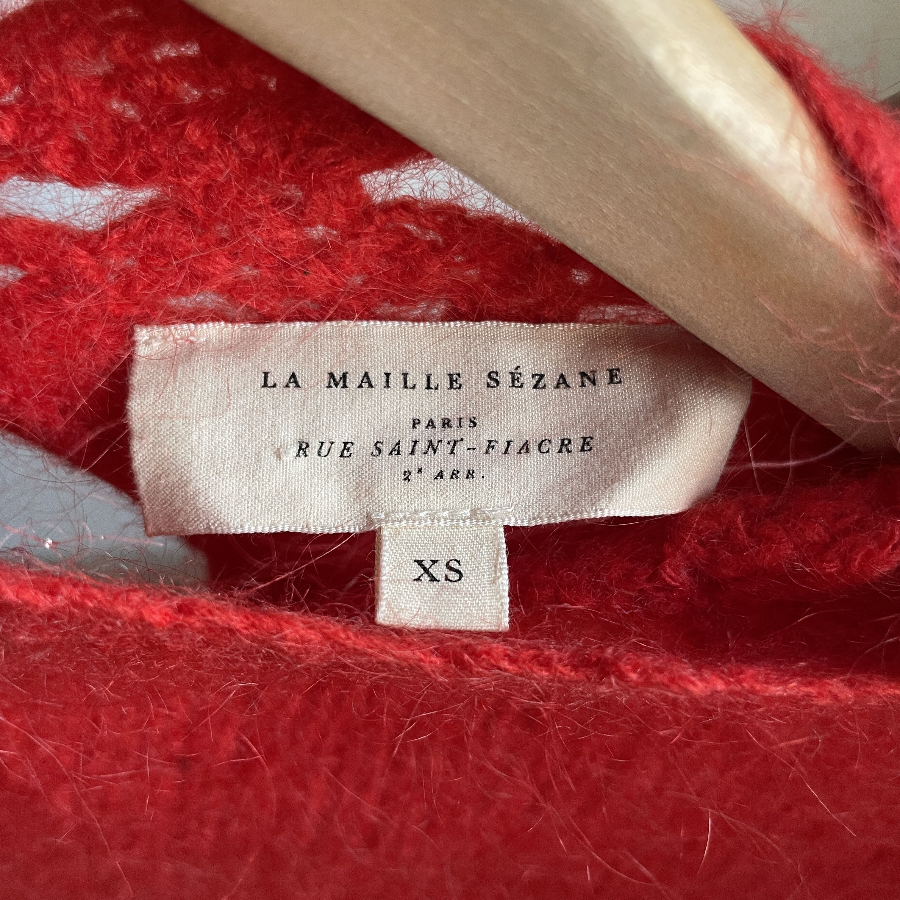 Sezane Sezane Balloon Sleeves Monair Wool Blend Womens Sweater Size XS / US 0-2 / IT 36-38 - 9 Thumbnail