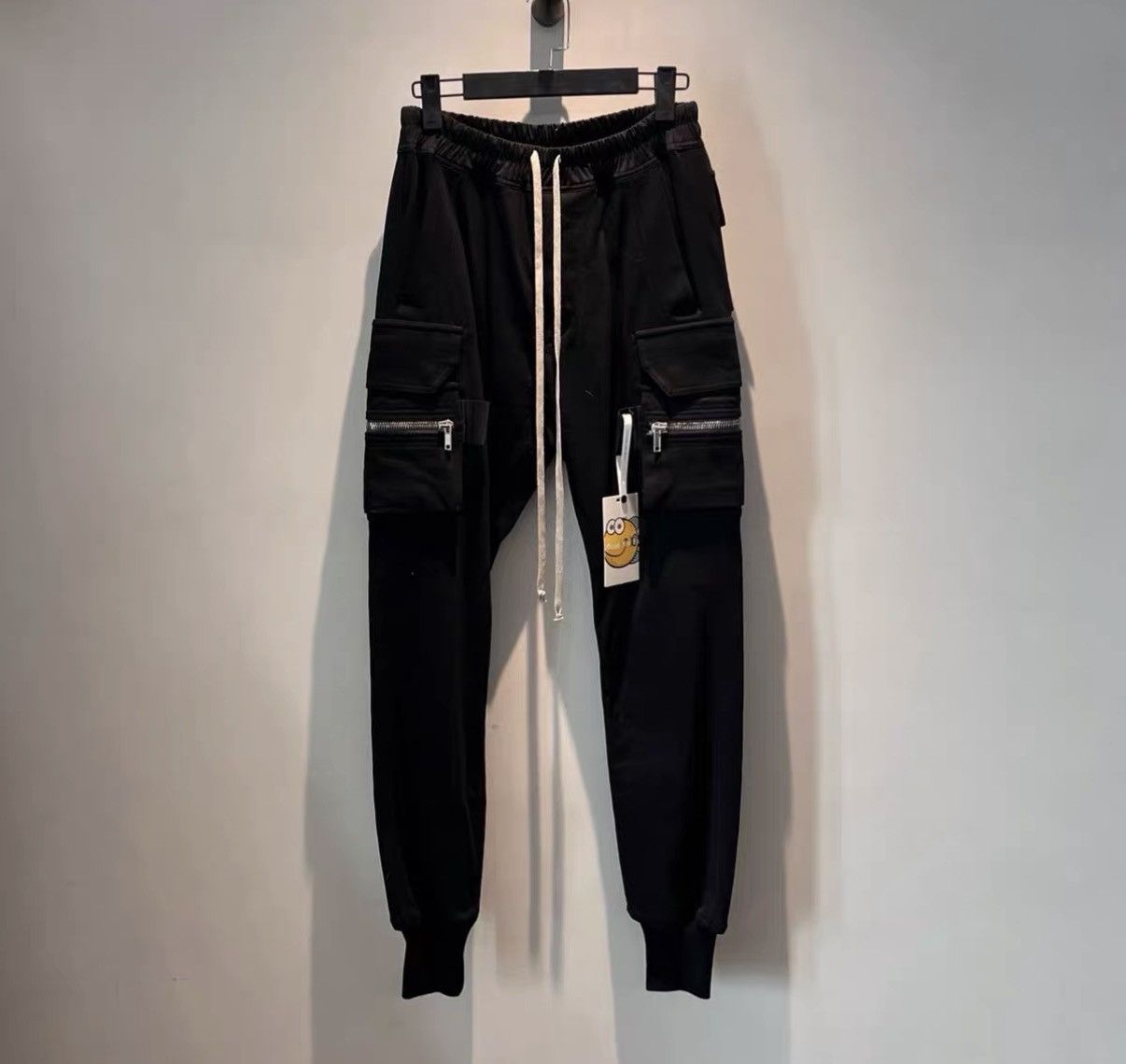 Rick Owens Rick Owens Mainline Drawstring Cargo Jogger Pants Size US 40 / EU 56 - 1 Thumbnail