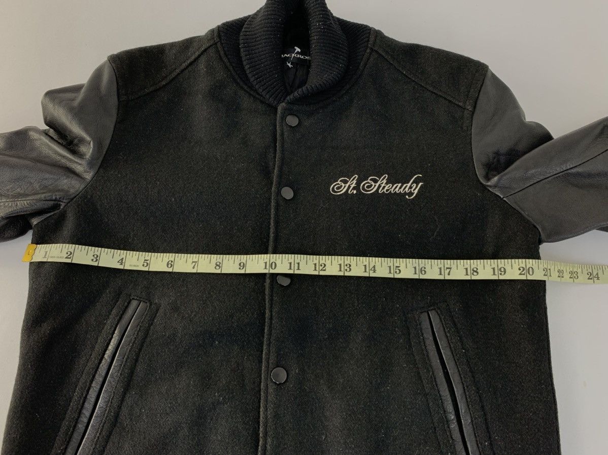 JACKROSE Jackrose Flashback Ft. Steady Bomber Varsity Leather Sleeve Size US M / EU 48-50 / 2 - 10 Thumbnail