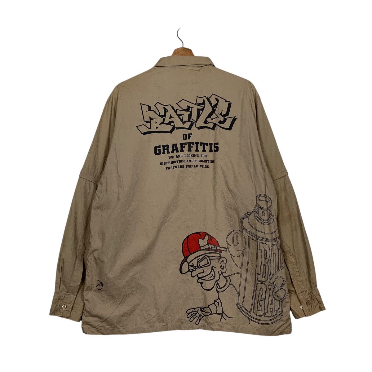 Japanese Brand Bobby Gang Skate Zipper Jacket Size US L / EU 52-54 / 3 - 1 Thumbnail