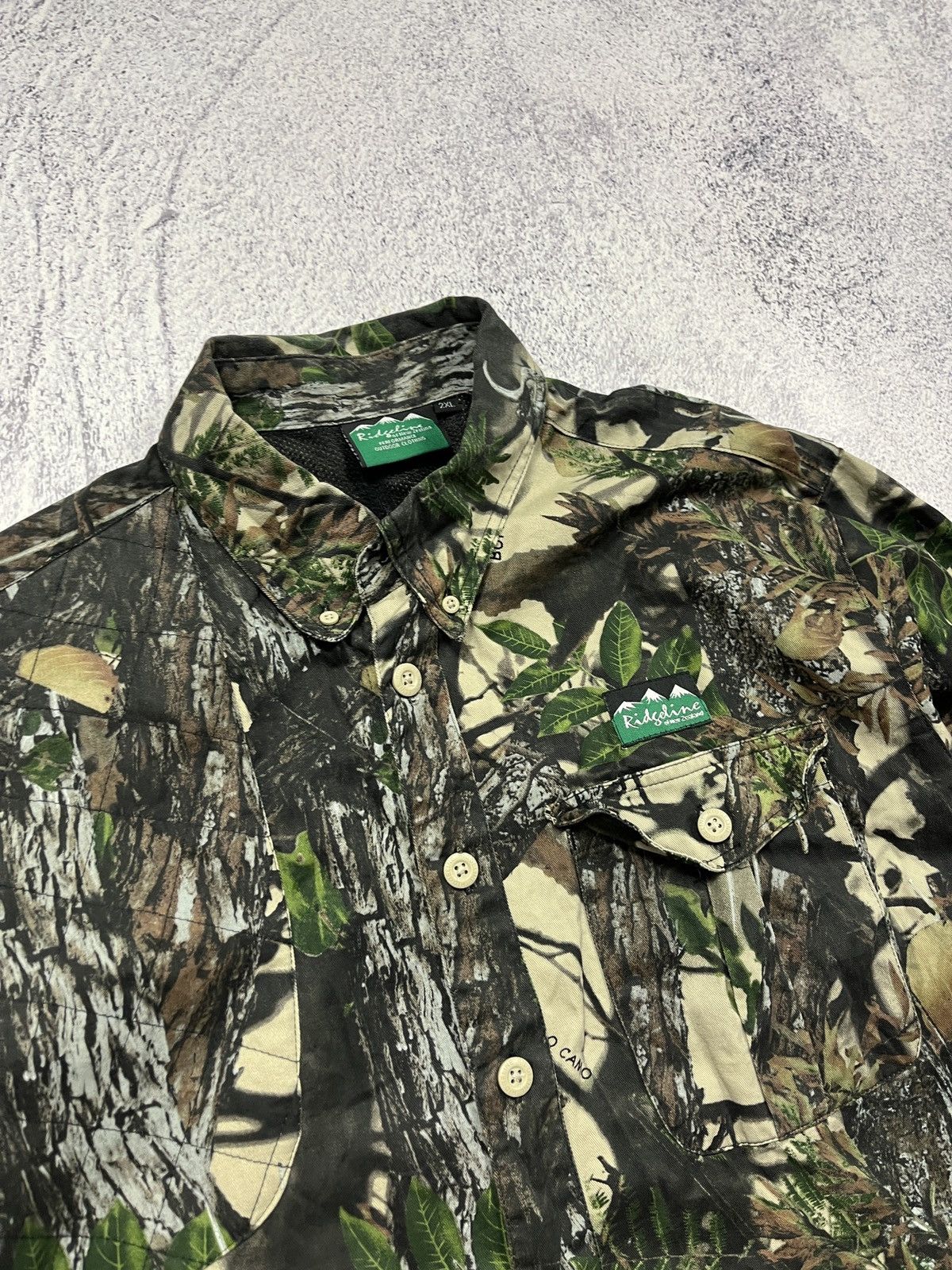 Mossy Oaks × Realtree × Vintage Ridgeline Of New Zealand Camo Crazy Real Tree Hunting Jacket Size US XXL / EU 58 / 5 - 8 Thumbnail