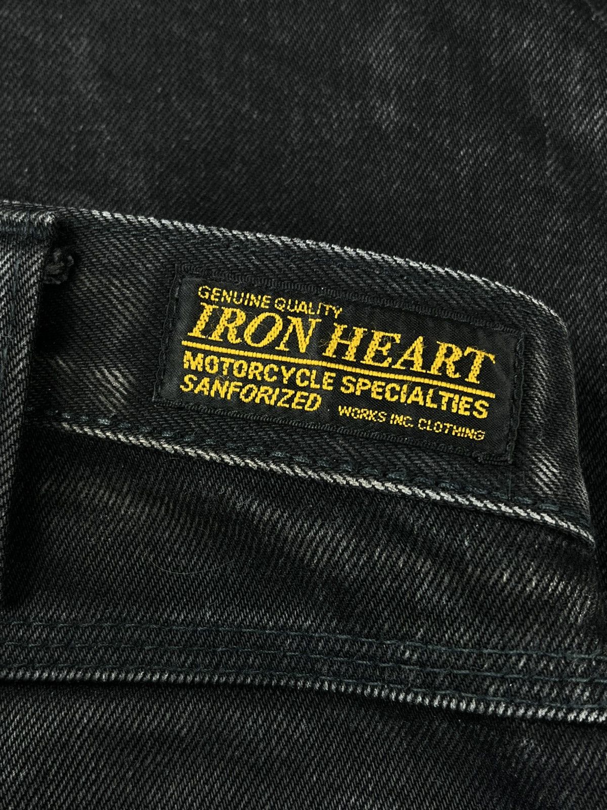 Iron Heart Iron Heart Faded Double Knee Logger BootCut Denim Jeans Size US 31 - 8 Thumbnail