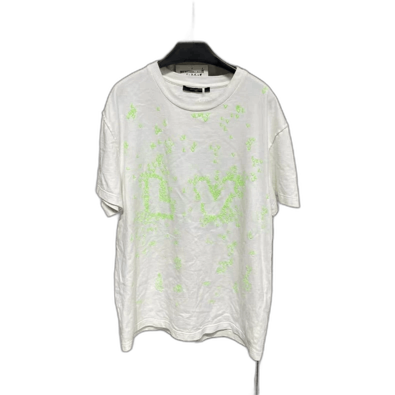 Louis Vuitton Louis Vuitton white green short sleeve Size US L / EU 52-54 / 3 - 1 Thumbnail