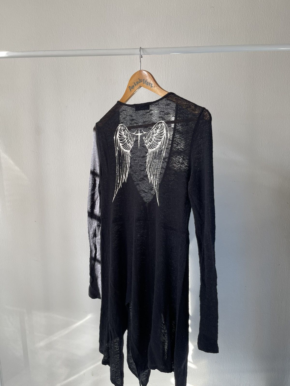 Beauty Beast × If Six Was Nine × Le Grande Bleu (L.G.B.) 2000s Peace Now Vampire Zip Cardigan Size S / US 4 / IT 40 - 7 Thumbnail