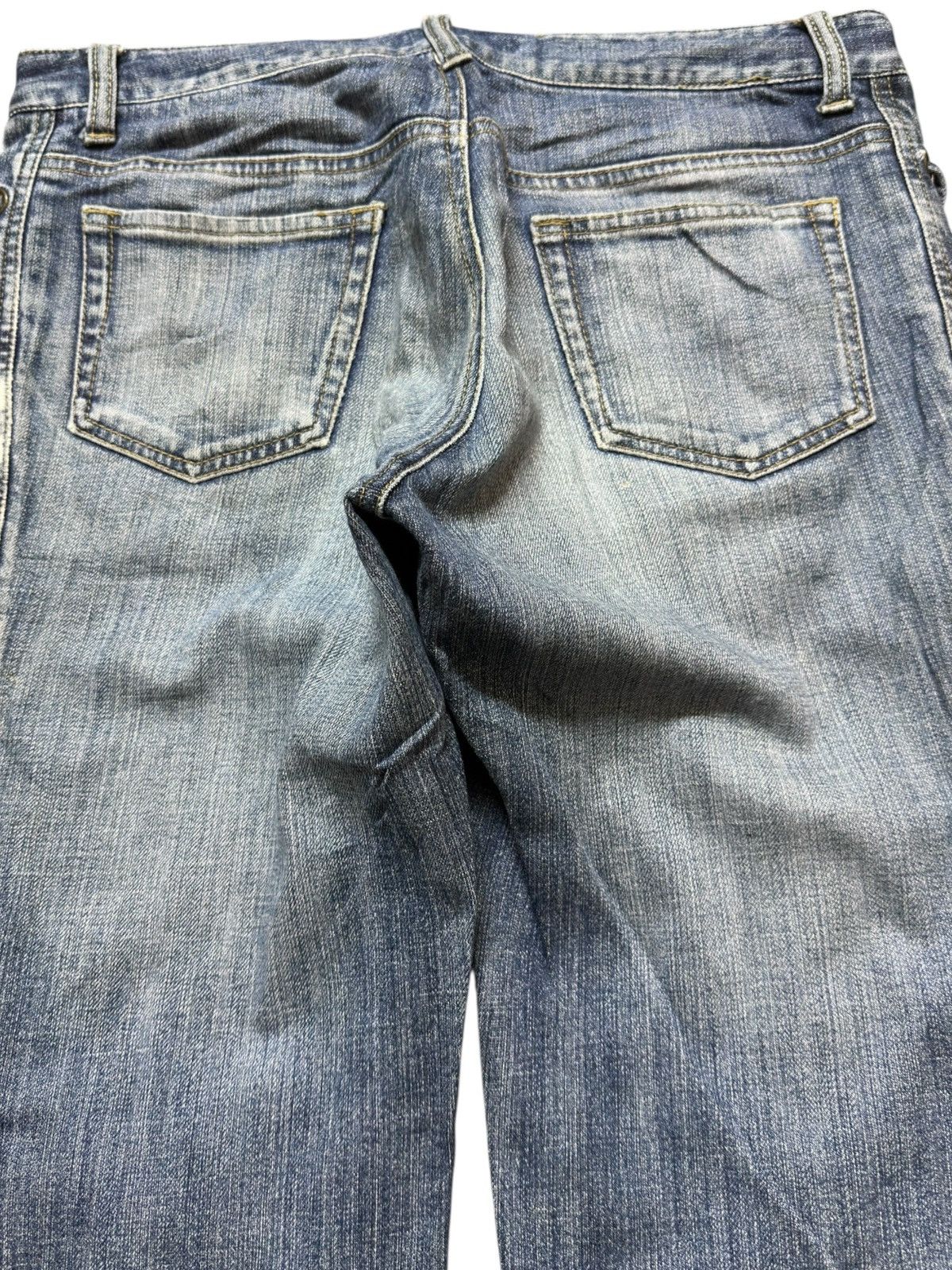 Tornado Mart Vintage Oririn Flare Bootcut Lace Up Women Denim Size US 31 - 6 Thumbnail