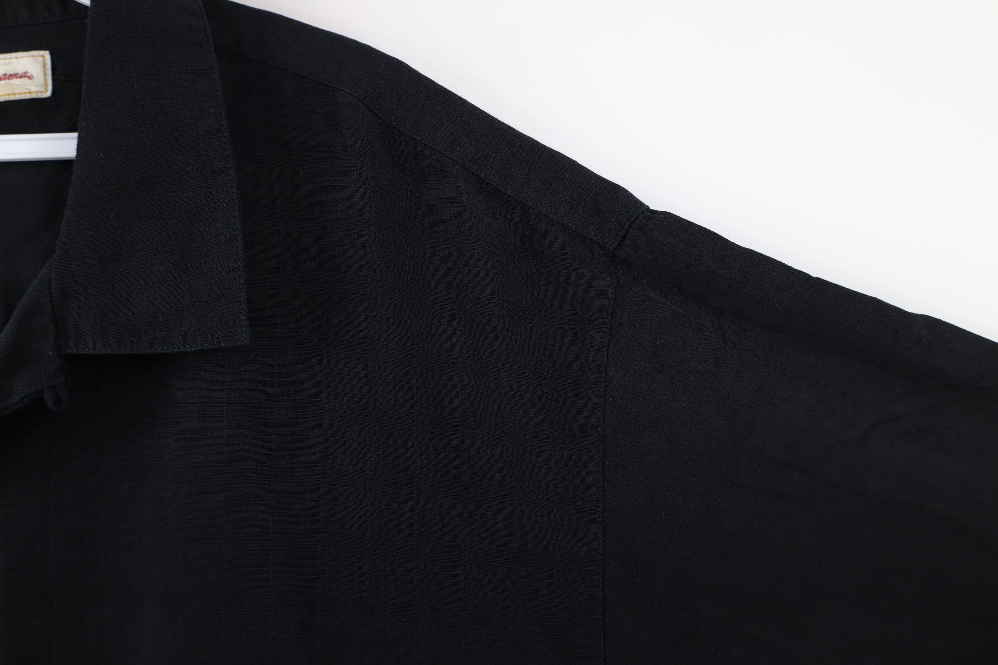 Tommy Bahama × Vintage Vintage 90s Tommy Bahama Looped Collar Button Shirt Black Size US XL / EU 56 / 4 - 5 Thumbnail
