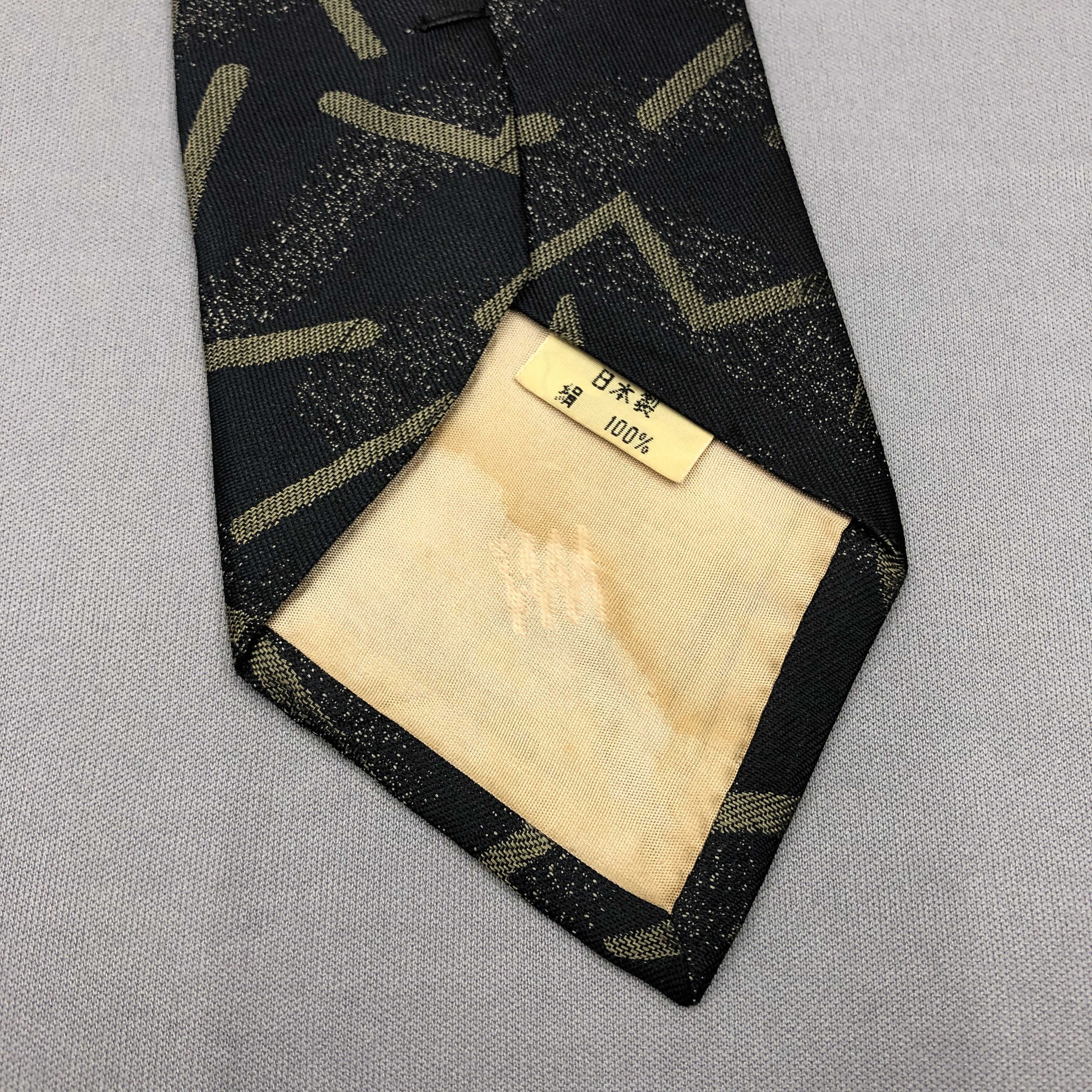 Issey Miyake Vintage Issey Miyake SILK Necktie Cravate Pure Silk Neck Tie Size ONE SIZE - 5 Thumbnail