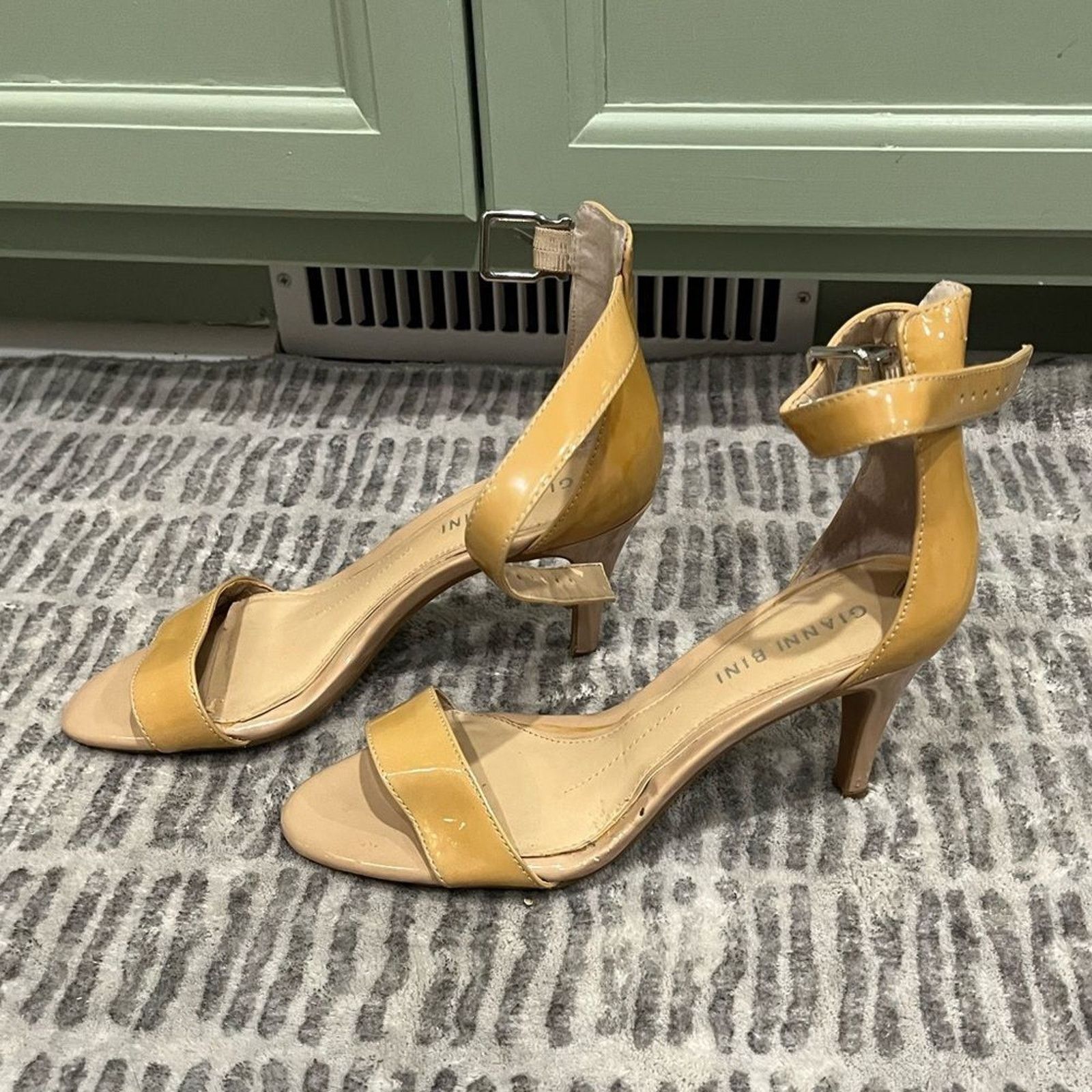 Gianni Valentino Gianni Bini Platform Kitten Heels Sandals Ankle Strap 6.5M Size US 6.5 / IT 36.5 - 7 Thumbnail
