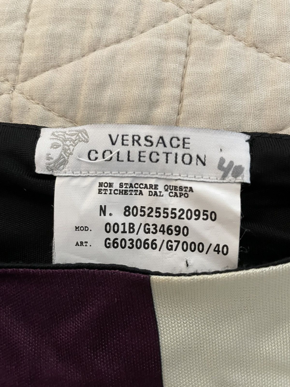 Versace Cold Shoulder Print Jersey Shift Dress Size S / US 4 / IT 40 - 2 Thumbnail