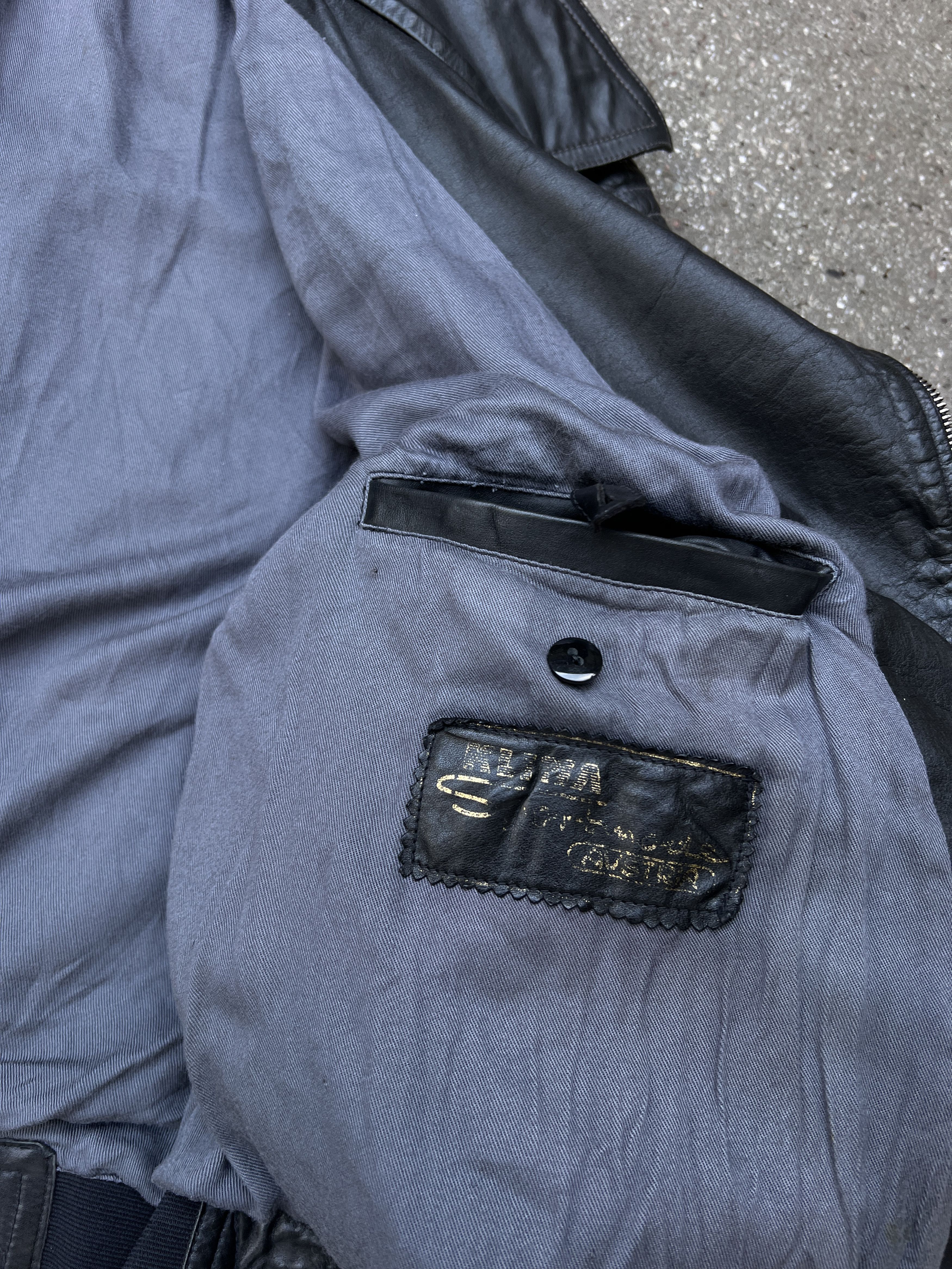 Hysteric Glamour Vintage leather jacket rick owens balenciaga LGB style y2k Size US L / EU 52-54 / 3 - 12 Thumbnail