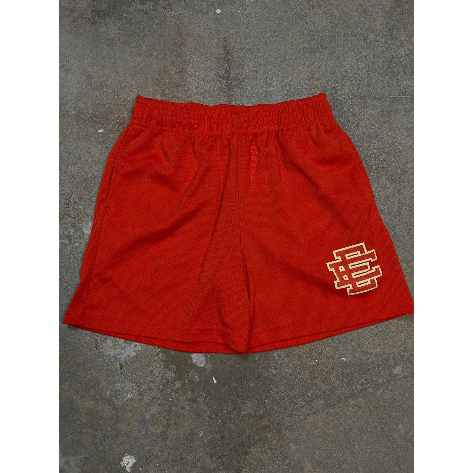 Eric Emanuel EE Shorts Orange Cream Used Medium | Grailed