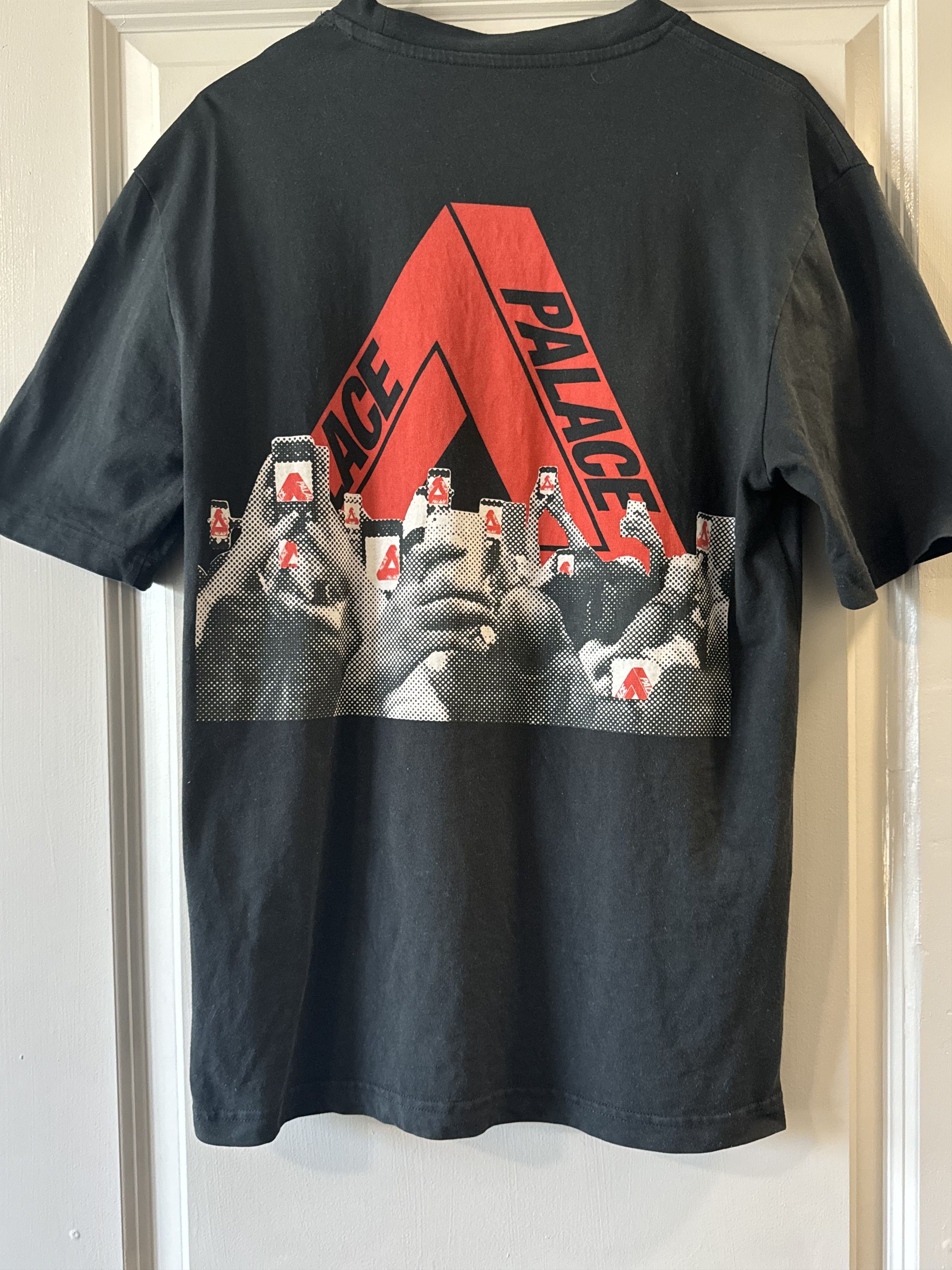 Palace Palace tri-ferg black phone tee Size US M / EU 48-50 / 2 - 1 Thumbnail