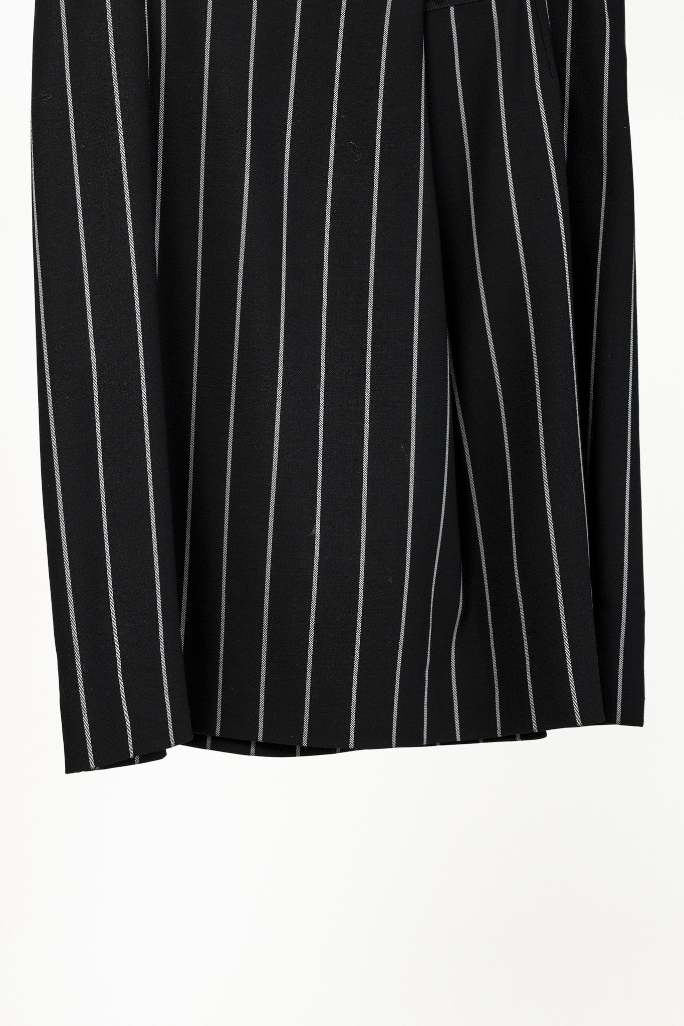 Armani Collezioni Armani Collezioni Black Pinstripe Skirt Size 31" - 6 Thumbnail