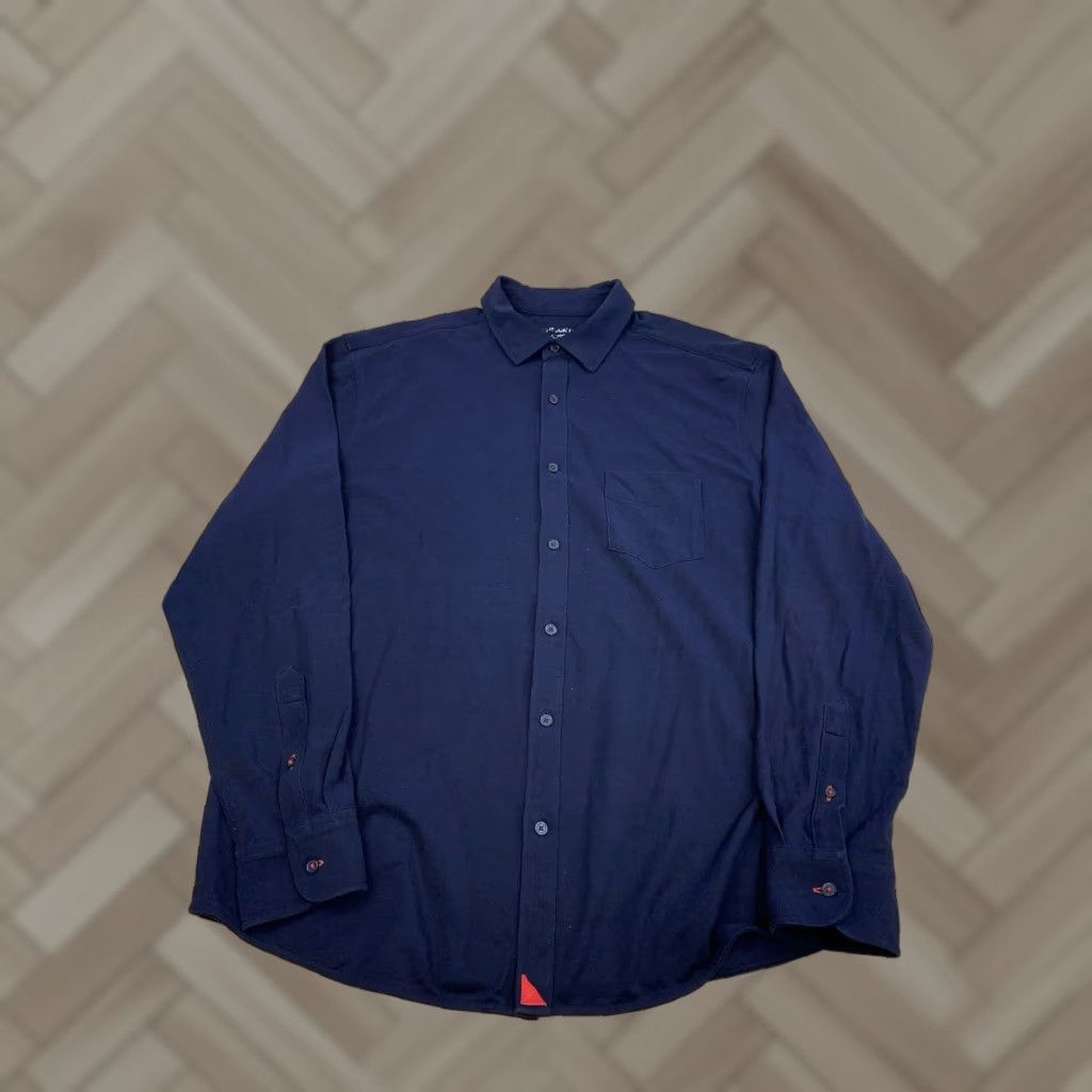 UNTUCKit UNTUCKit Button-Up Shirt Mens XL Blue Long Sleeve Casual Size US XL / EU 56 / 4 - 1 Thumbnail