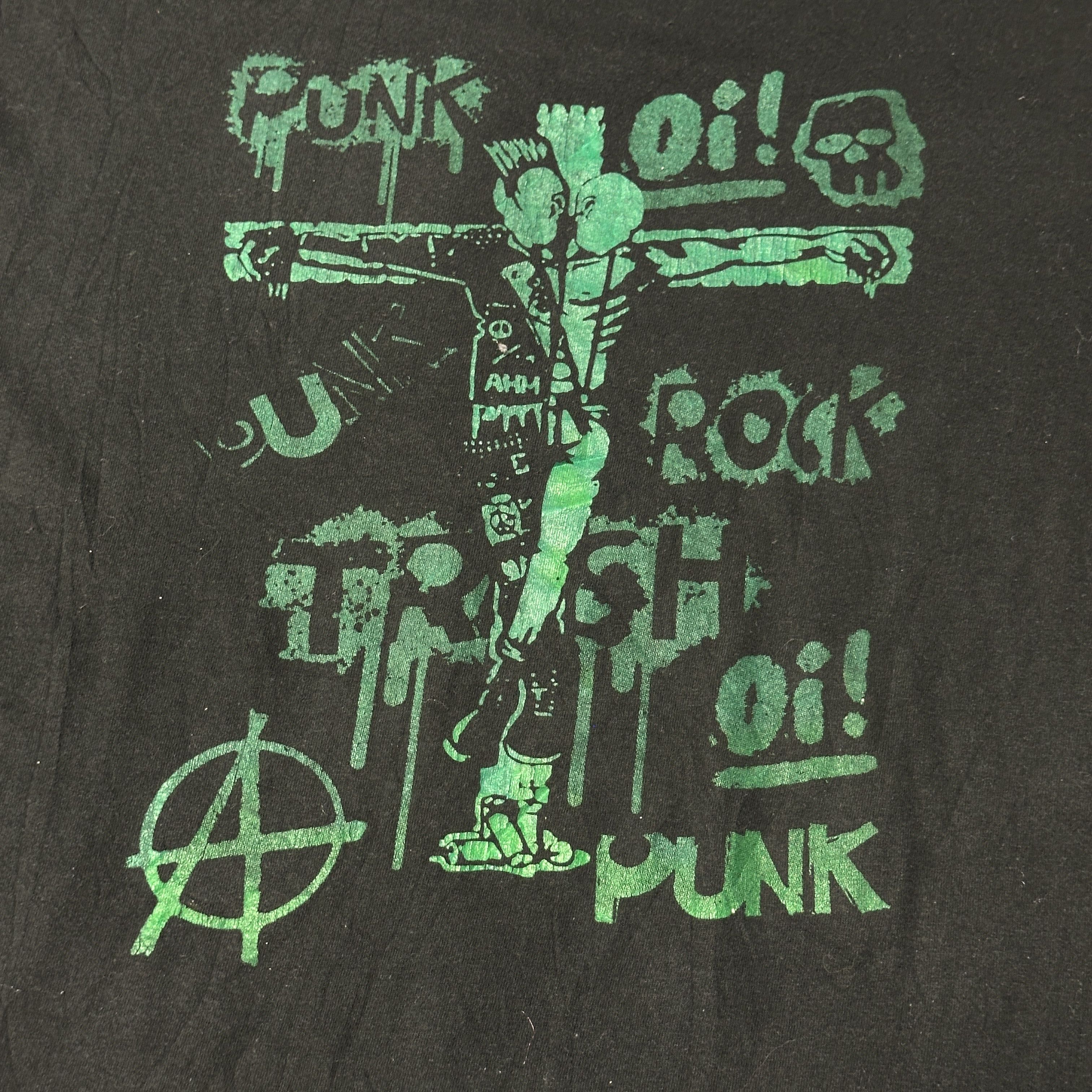 Other Vintage Exploited Punk Graphic Hooded Long Sleeve Shirt Size L 80s Size US L / EU 52-54 / 3 - 4 Thumbnail