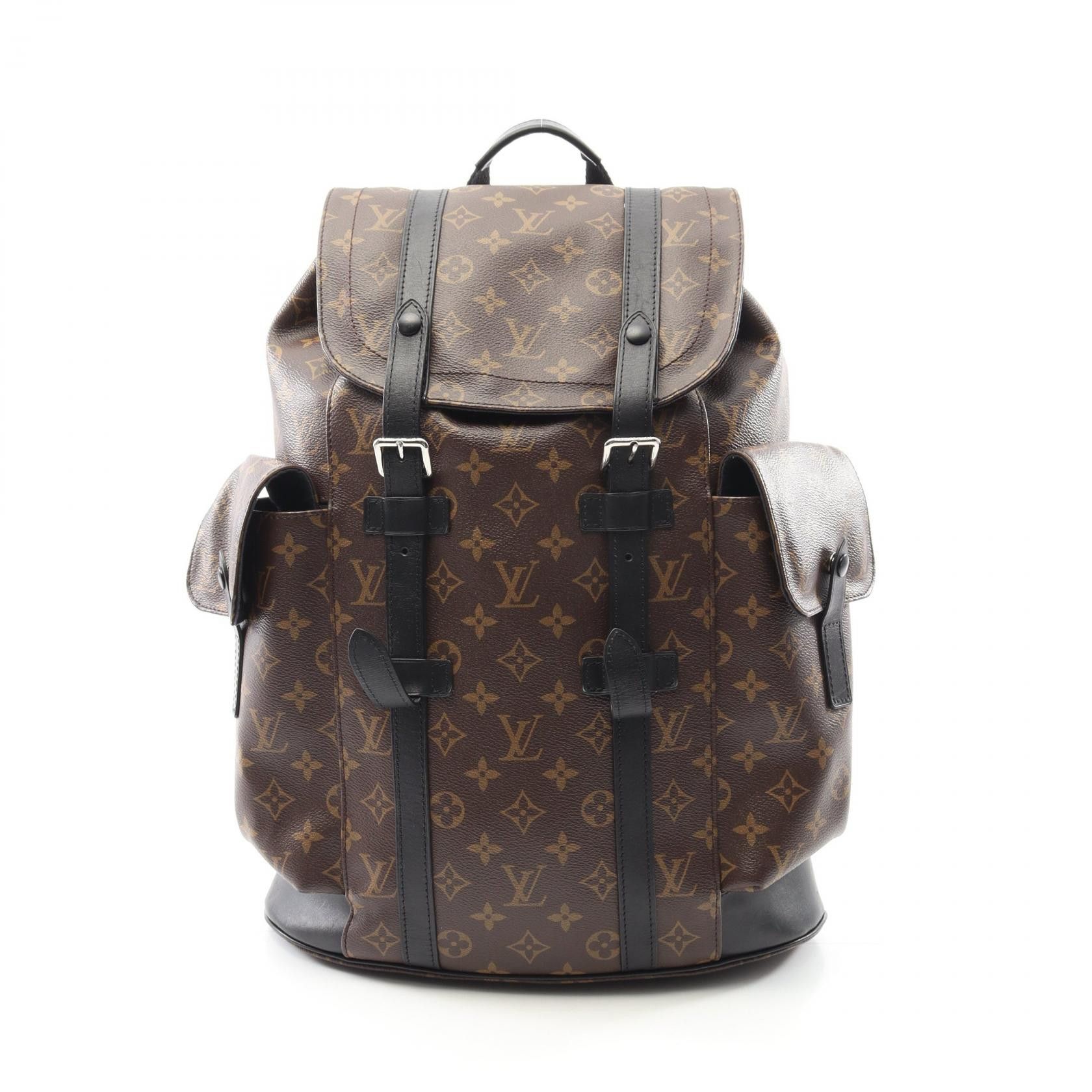 Louis Vuitton Louis Vuitton Louis Vuitton Christopher MM Monogram Macassar Backpack Canvas Backpack M43735 Size ONE SIZE - 1 Thumbnail