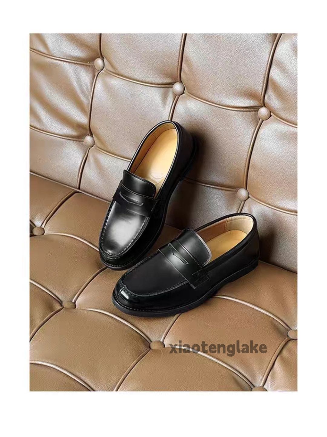 Vintage Unisex utility slip on punk yuppie loafer shoes Size US 11 / EU 44 - 4 Thumbnail
