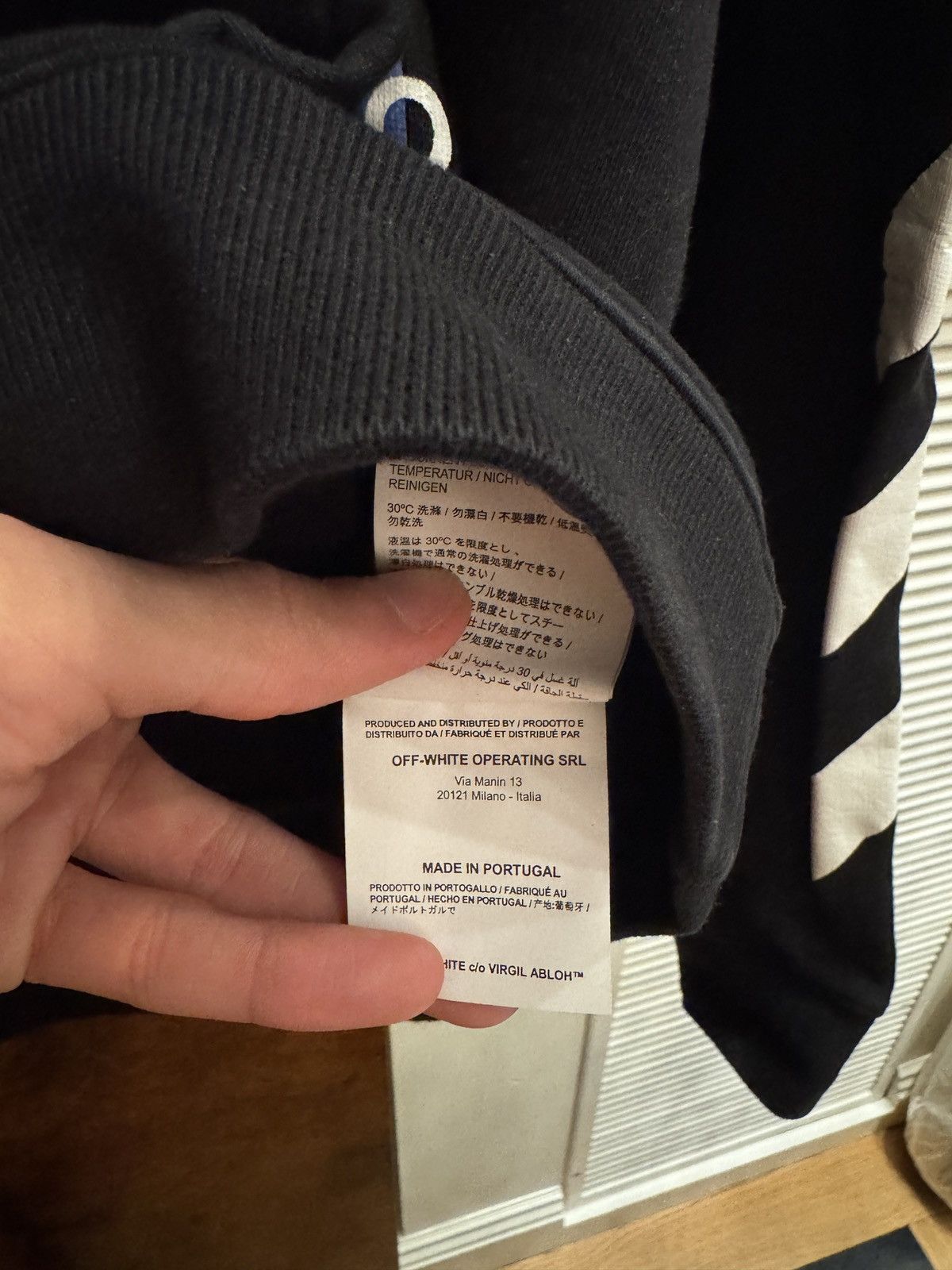 Off-White Off-White Black Business Casual Hoodie Fall/Winter 2019 Size US M / EU 48-50 / 2 - 9 Thumbnail