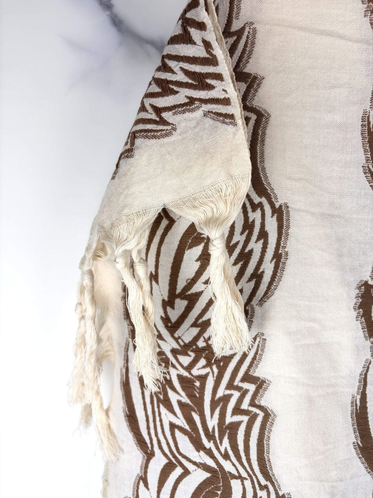 Undercover SS02 Undercover Illusion Of Haze Tassel Afghan Shemagh Scarf Size ONE SIZE - 6 Thumbnail