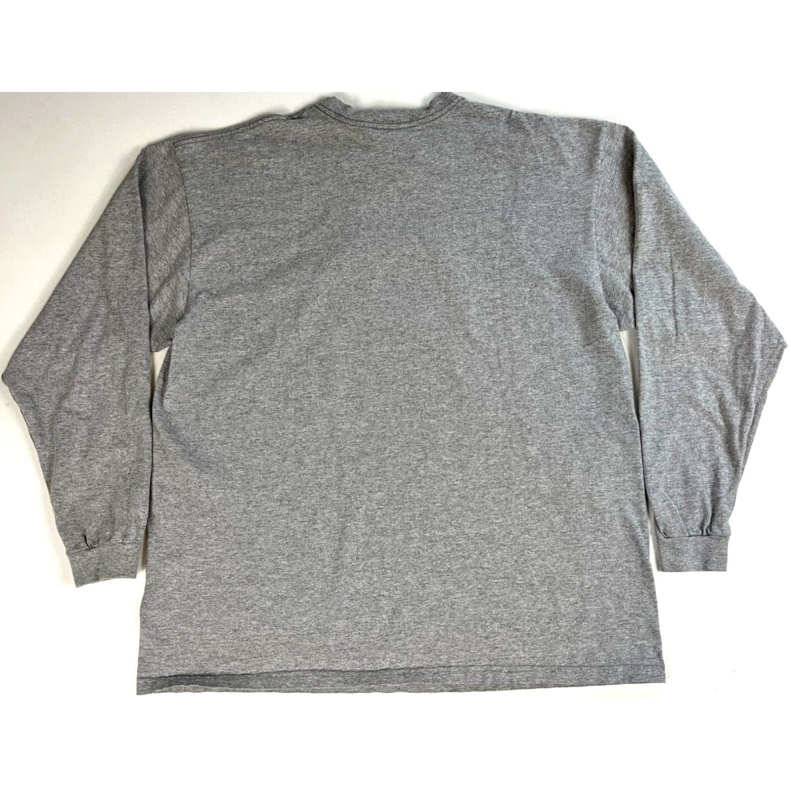 Nike Nike Men's Vintage Long Sleeve T-Shirt Center Swoosh XL Gray Size US XL / EU 56 / 4 - 2 Thumbnail