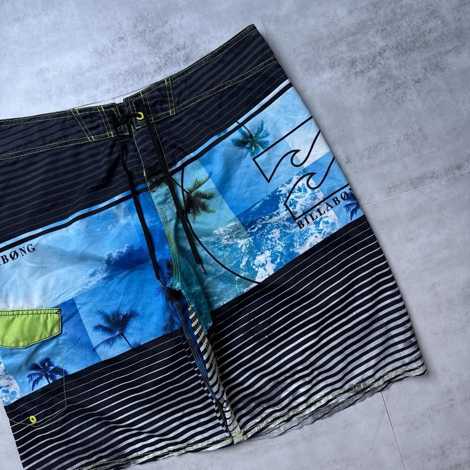 Billabong Y2K Billabong 00s Surf Board Shorts Size US 38 / EU 54 - 3 Thumbnail