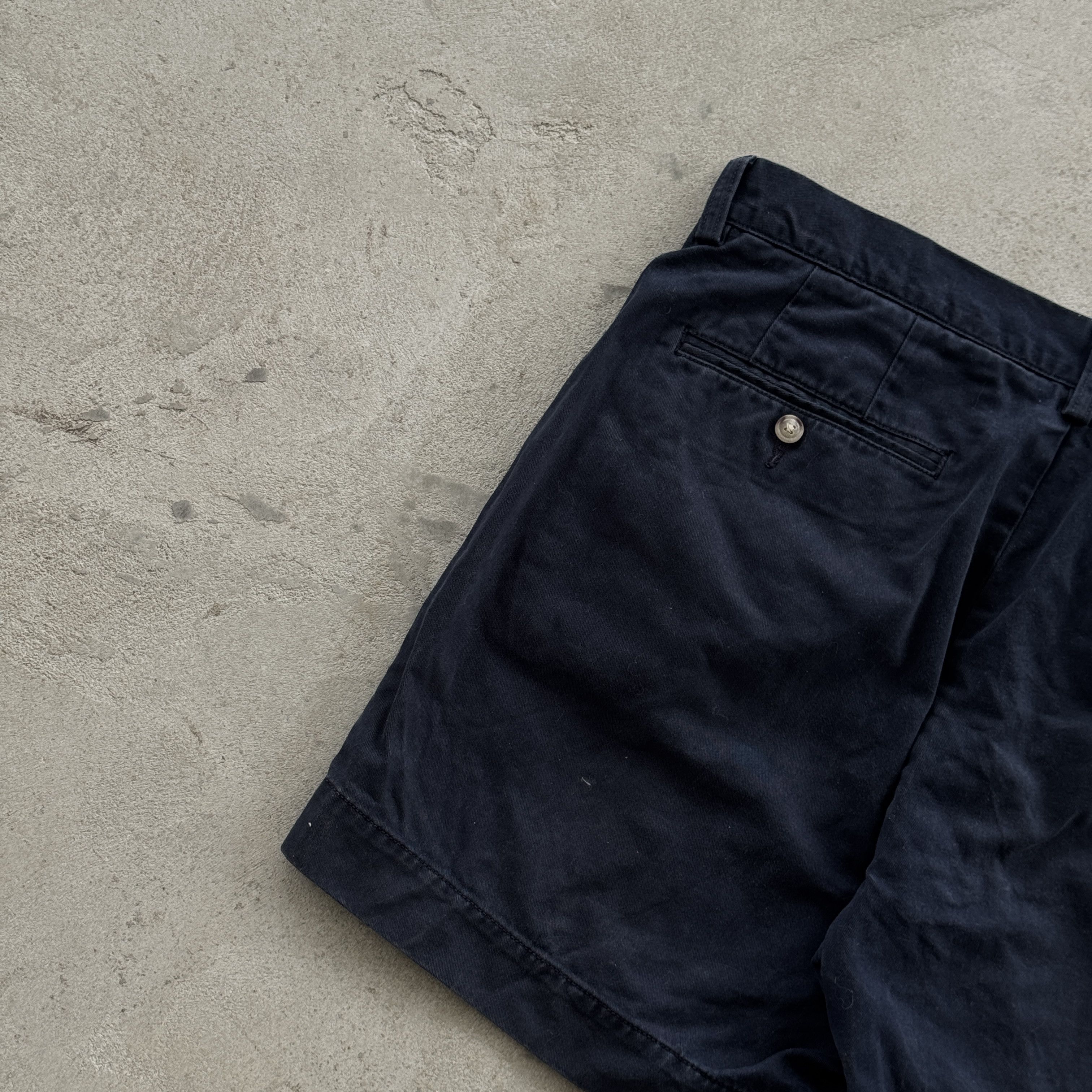 Polo Ralph Lauren Polo Ralph Lauren Vintage Chino Shorts Navy Blue Size 34 Size US 34 / EU 50 - 4 Thumbnail