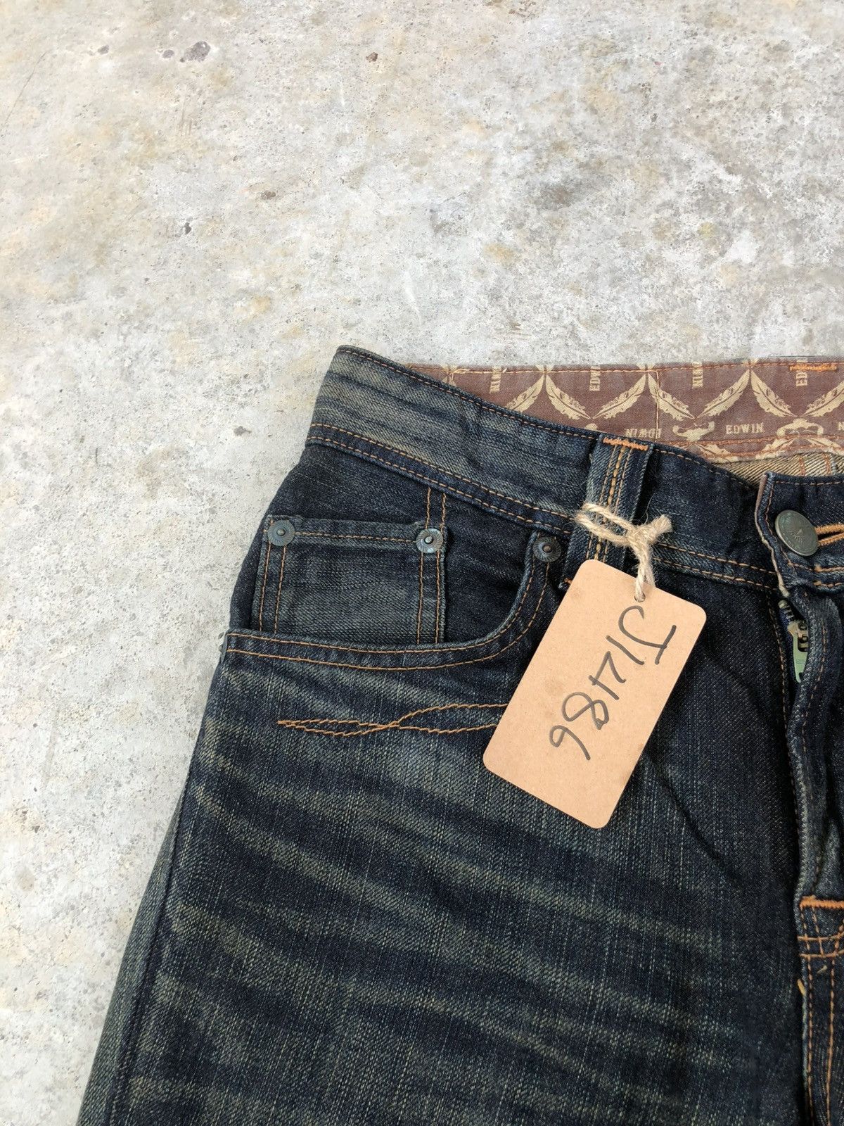 Who Decides War Edwin XU Flared Jeans Mudwash Distressed Size US 30 / EU 46 - 16 Thumbnail