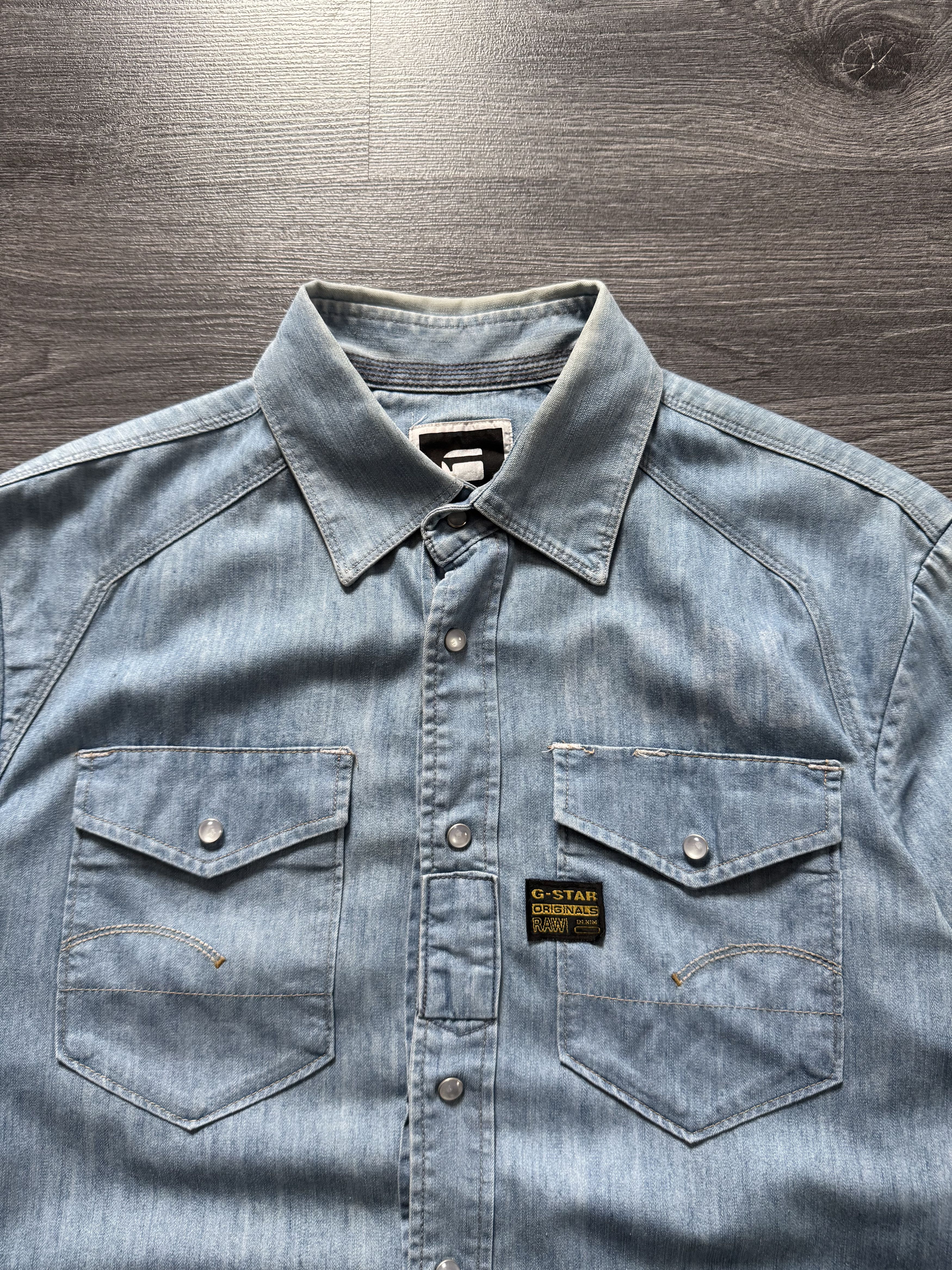 G-Star Vintage G-Star RAW Arizona Preston Denim Archive Shirt Size US M / EU 48-50 / 2 - 3 Thumbnail