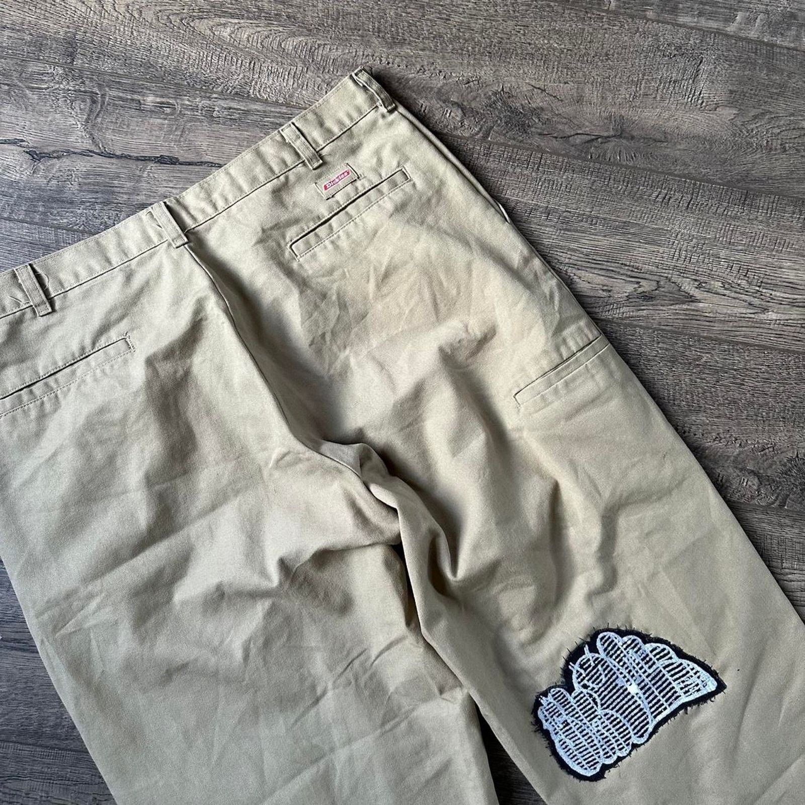 Dickies Frantic Graffiti Ski Skate Baggy Patch Dickies Pant Size US 38 / EU 54 - 8 Thumbnail