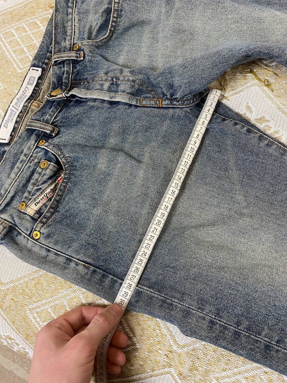 Diesel 🔥 Diesel Industry Dirty Washed Denim Vintage Jeans Pants Size US 31 - 12 Thumbnail