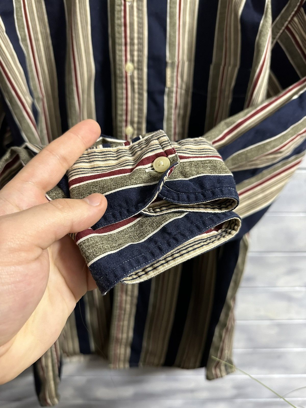 Chaps Ralph Lauren Rare Vintage Polo Chaps Ralph Lauren Checkerd Buttons Shirts Size US L / EU 52-54 / 3 - 4 Thumbnail