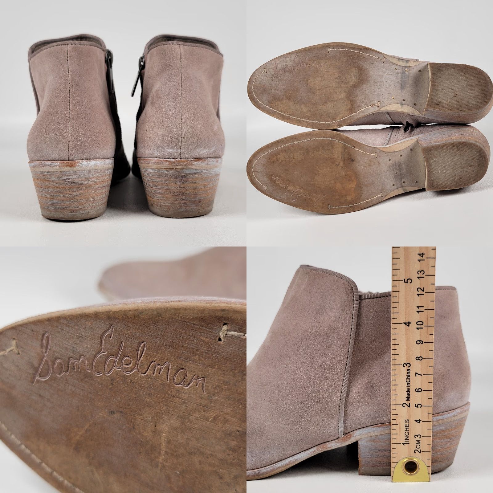 Sam Edelman Sam Edelman Petty 2 Ankle Bootie Women’s Size 8M Putty Pink Suede Chelsea Bootie Size US 8 / IT 38 - 8 Thumbnail