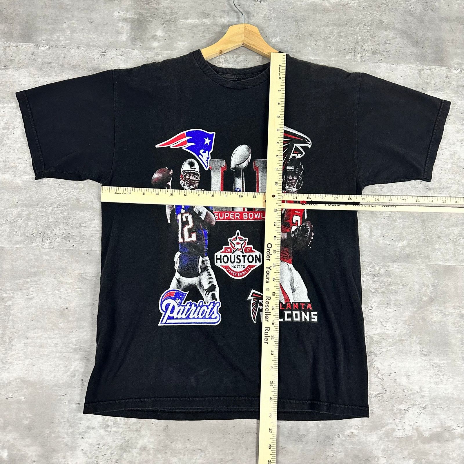 NFL 2017 Patriots vs Falcons Football Super Bowl T-shirt S Size US S / EU 44-46 / 1 - 3 Thumbnail